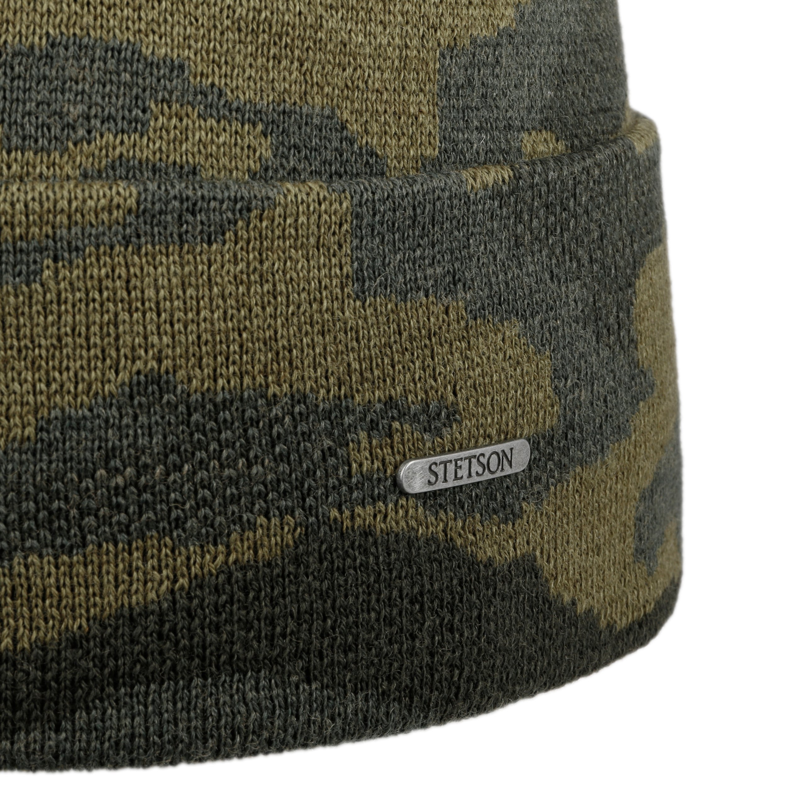 Bonnet Revers Camouflage Wool By Stetson