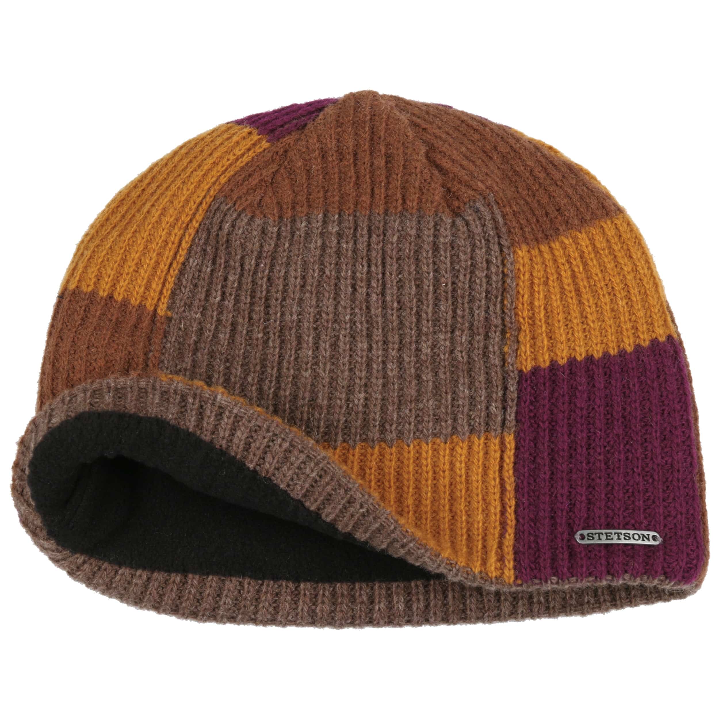 Bonnet En Tricot Wool Check By Stetson Chf