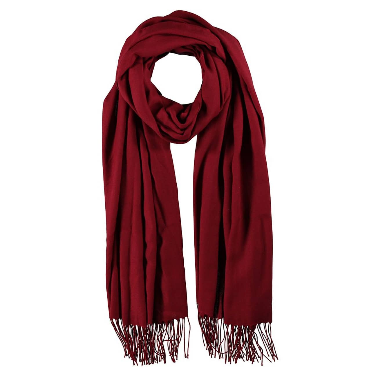 Foulard Écharpe Kaporal En Viscose 200 Cm - Motif Géométrique Gris - Excellent État - Fabriqué En Italie