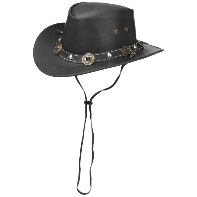 Chapeau Cowboy Scippis Tombstone Chapeau En Cuir Pour Homme Cowboy Hat