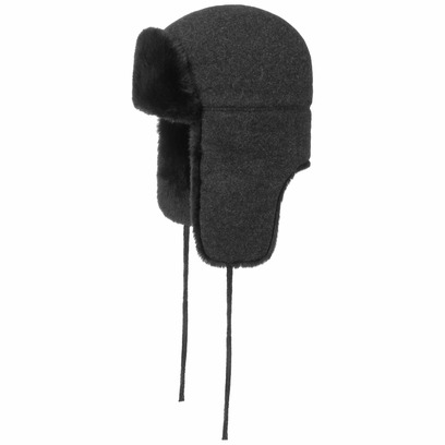 Chapka Kangol Matelassée - Bonnet Trappeur Avec Protections D'oreilles, Fausse Fourrure Intérieure, Chaud Et Stylé Pour L'hiver - 4