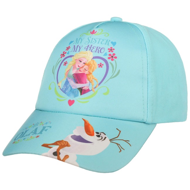 Casquette Enfant Frozen - Elsa Et Anna, Réglable, Protection UV - 2 Pièces