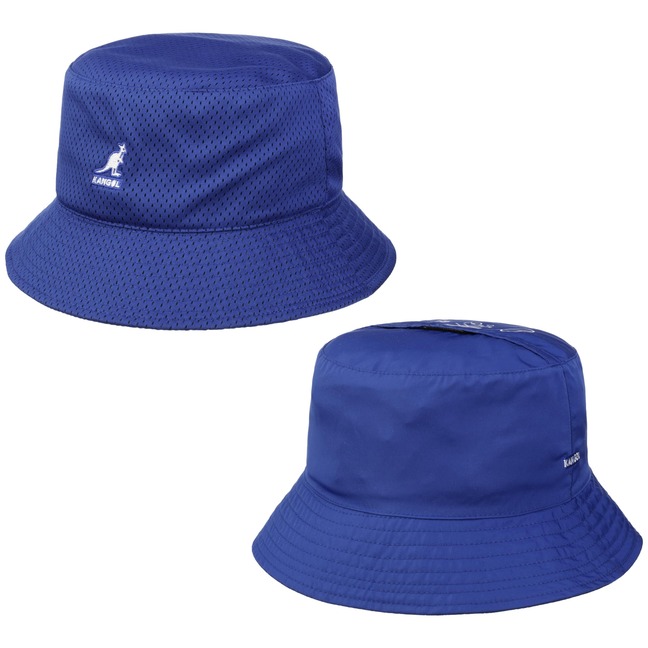 Chapeau Kangol Réversible - Uni Et Mesh, Avec Masque Inclus, Idéal Pêche, été, Printemps