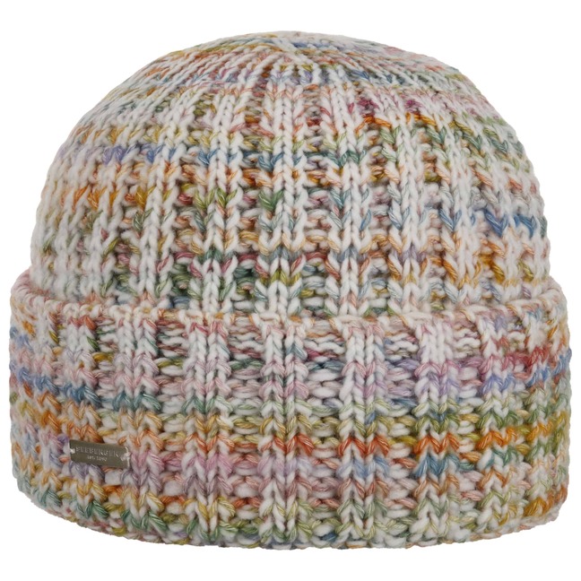 Seeberger Bonnet Salevia Femme - Taille Unique (55-60cm) - Doublure Polaire - Multicolore Chiné