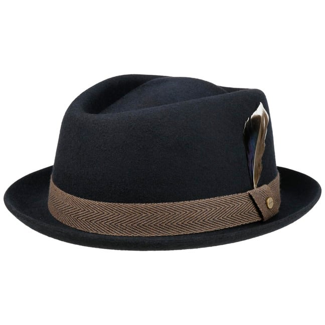 Chapeau Melon Stetson En Laine - Classique Unisexe - Feutre Déformable - Hydrofuge