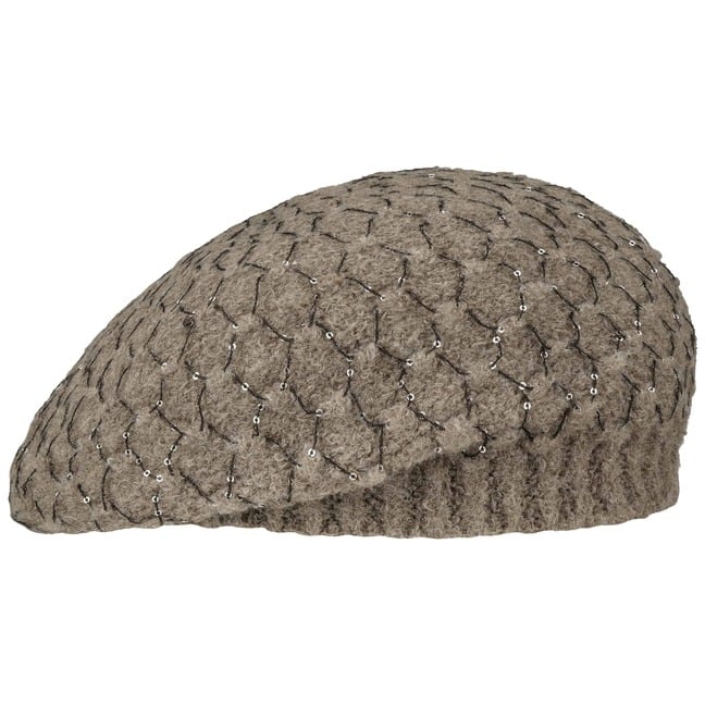 Béret Basque en Laine Mérinos 25,5cm de Diamètre noir LAULHÈRE