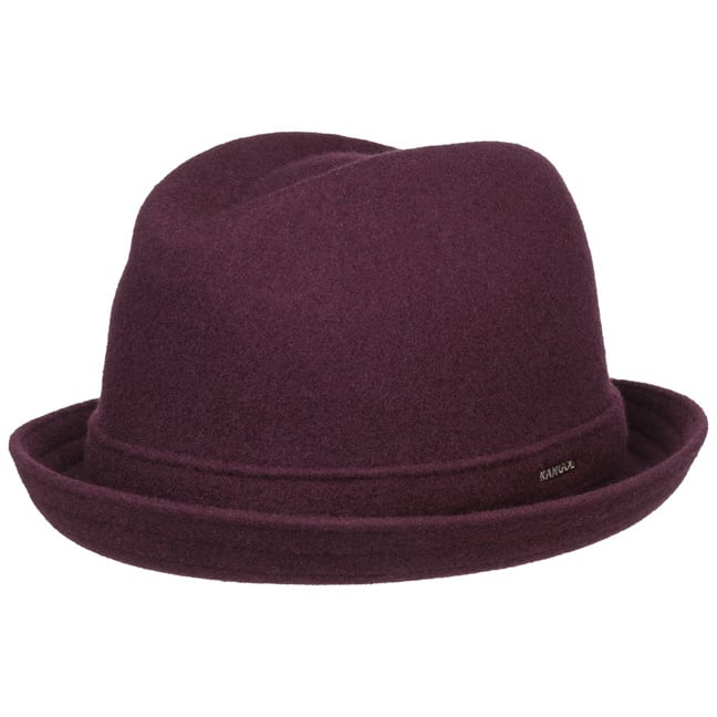 Chapeau élégant Kangol Great-Britain Bleu Marine Avec Noeud - Taille 54 - TBE