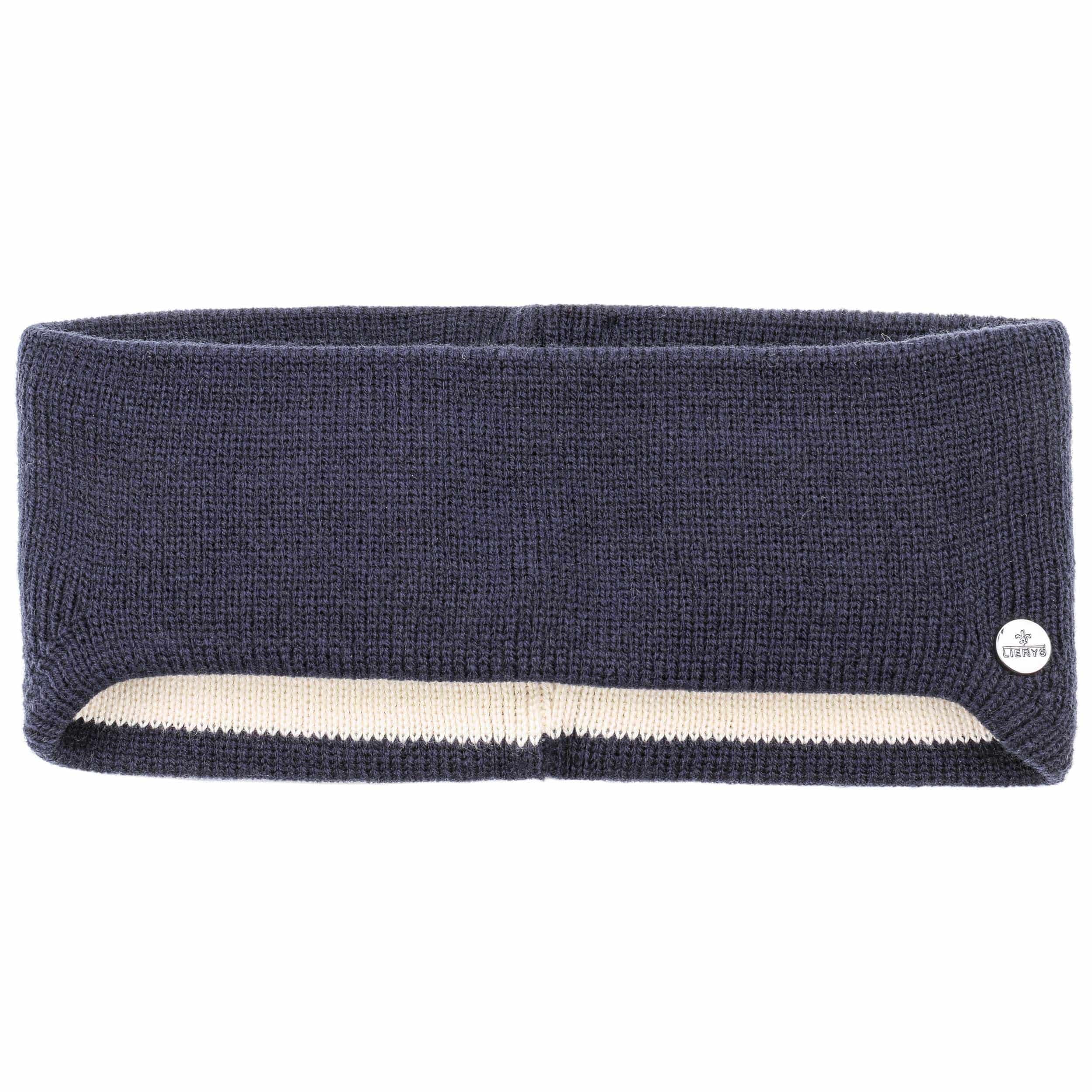 Lierys Bandeau Ferri Femme/Homme/Enfant - Made In Germany Réchauffe-oreilles Avec Doublure Hiver Automne-hiver - Taille Unique Anthracite