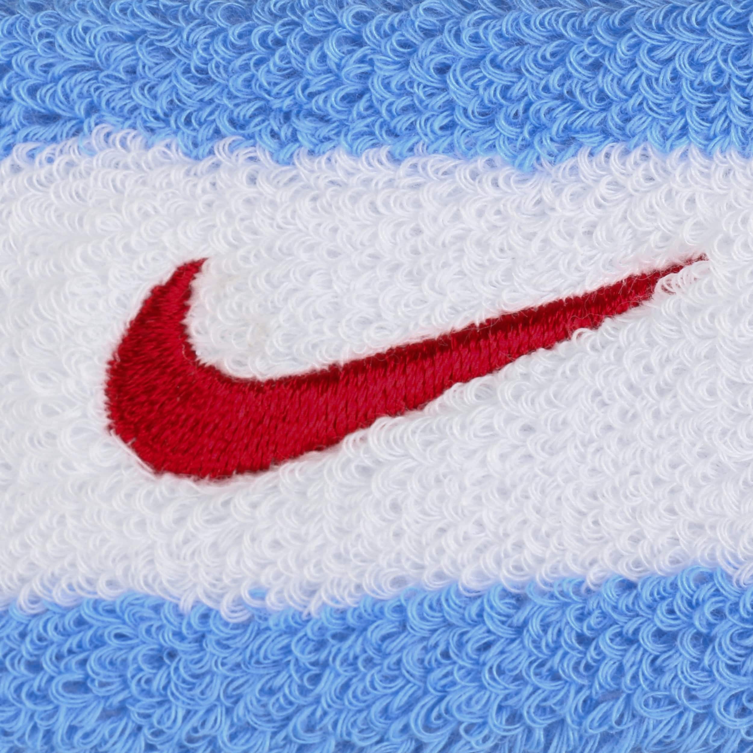 Bandeaux Éponge Nike Swoosh Bleu Blanc Rouge