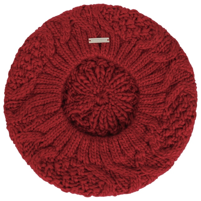 Seeberger Classic Uni Bonnet En Laine Fraisée Pour Femme