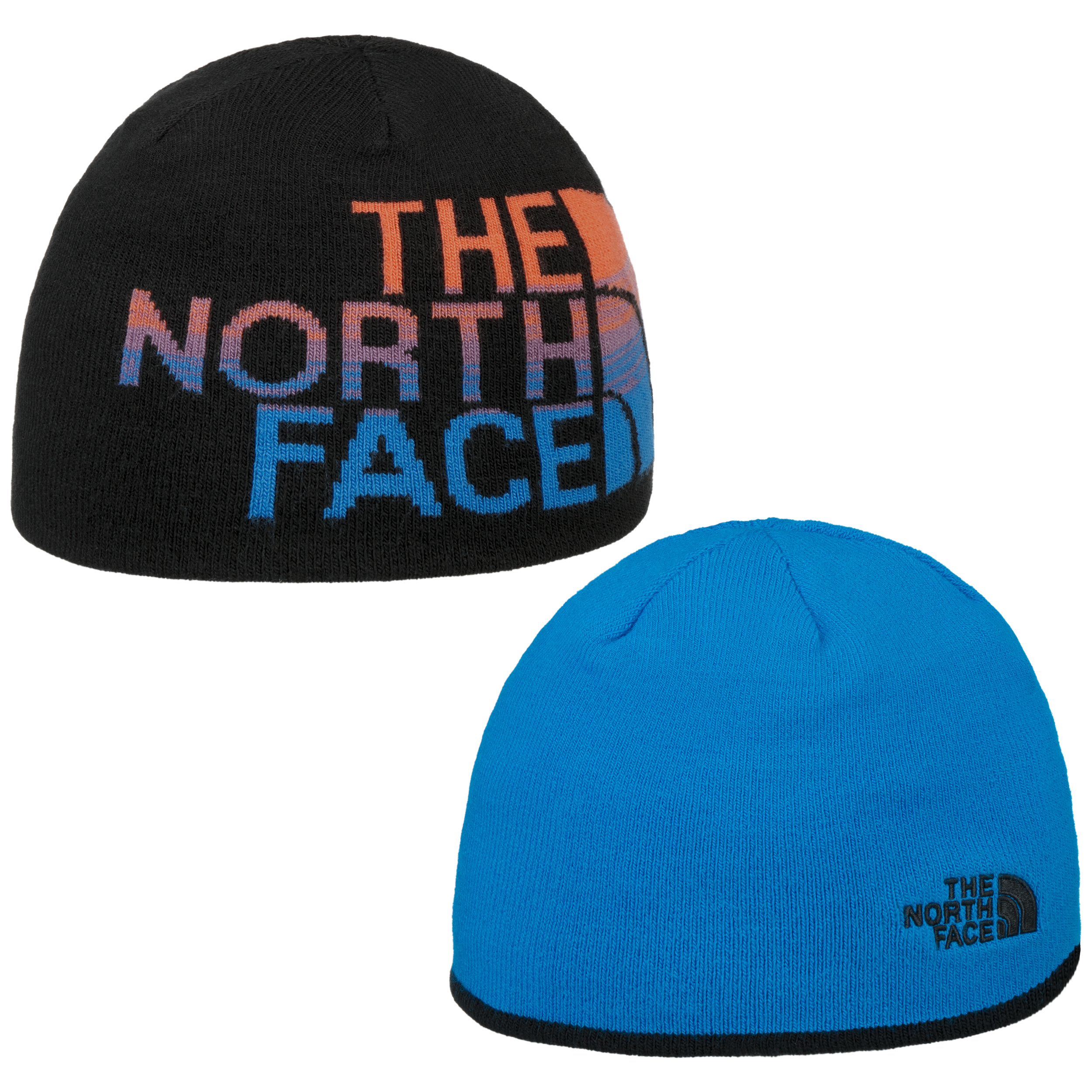 north face logo beanie
