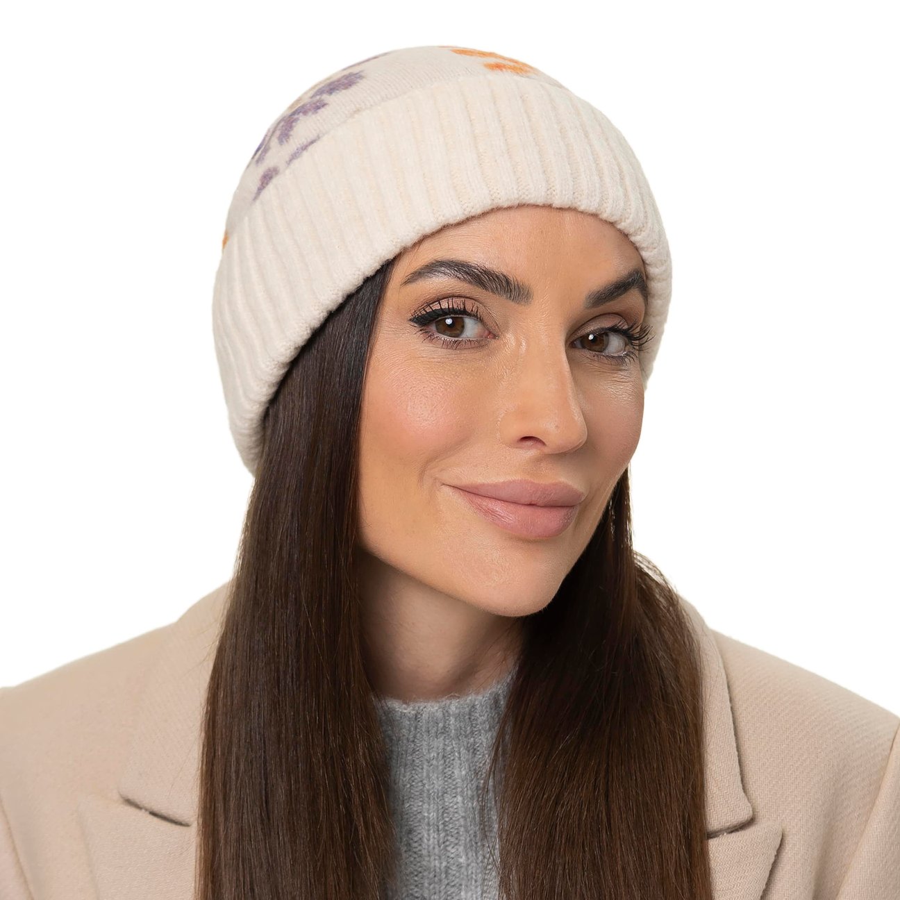 Bonnet Femme Hiver Bonnet Tricoté D'Hiver En Coton Avec Cordon Epais