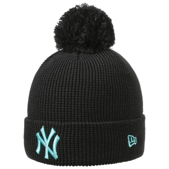 New Era - NY - Bonnet à pompon - Noir