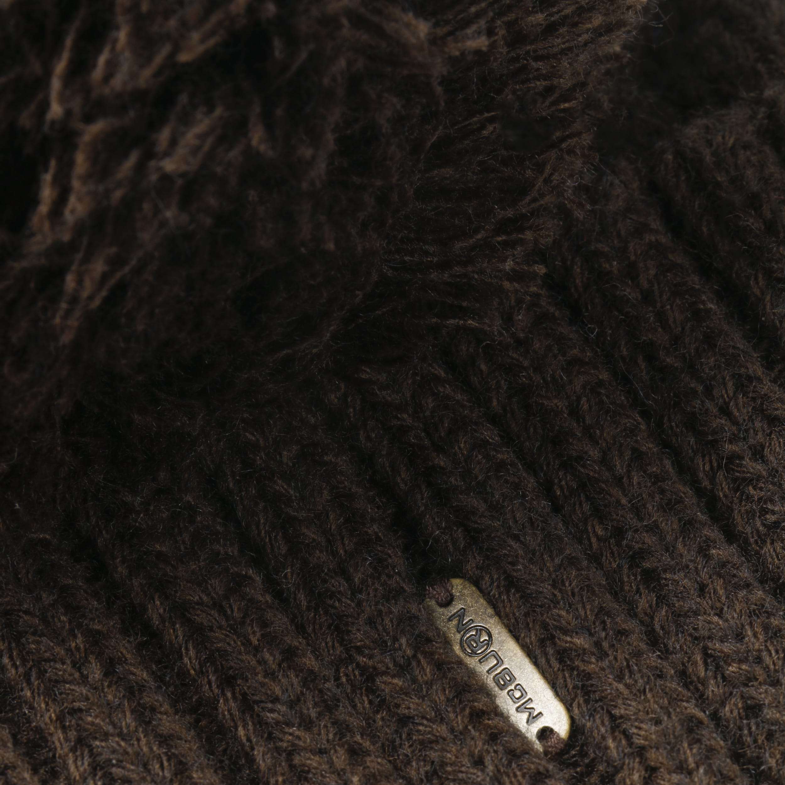 Mcburn Bonnet A Pompon Giant Femme - Made In Italy Pour Lhiver Bonnets à En Tricot Avec Revers, Doublure, Doublure Automne-Hiver - Taille Unique Noir Dès 45,95 € - Sur