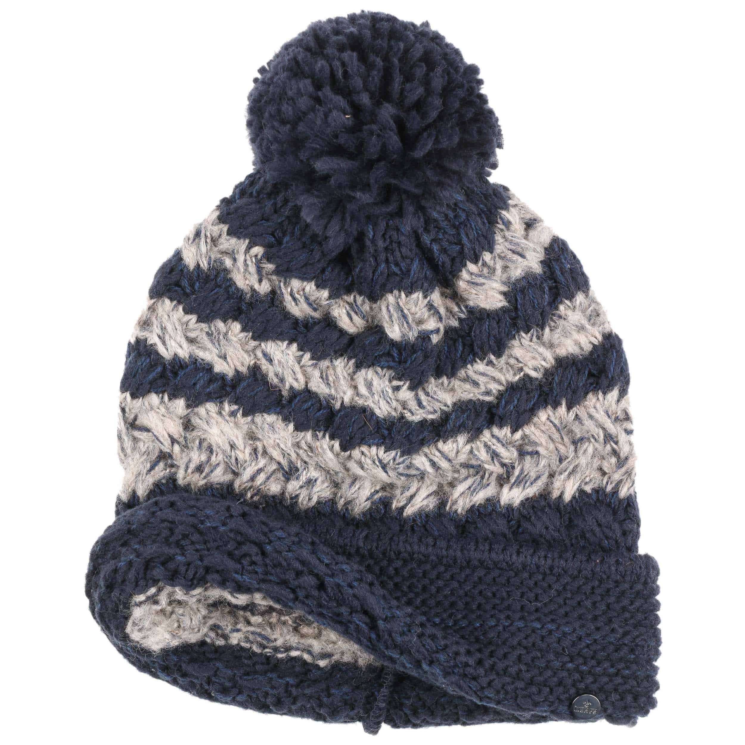 Bonnet à Pompon Minecraft - Bleu - Taille 56 - Numérique (DE/NL/SE/PL) - Pour Enfants Et Fans