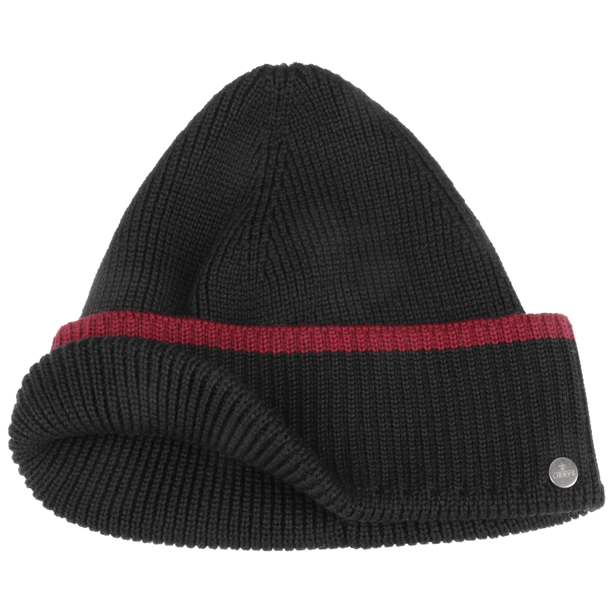 Bonnet à Revers Black Merino by Lierys - CHF 47.95