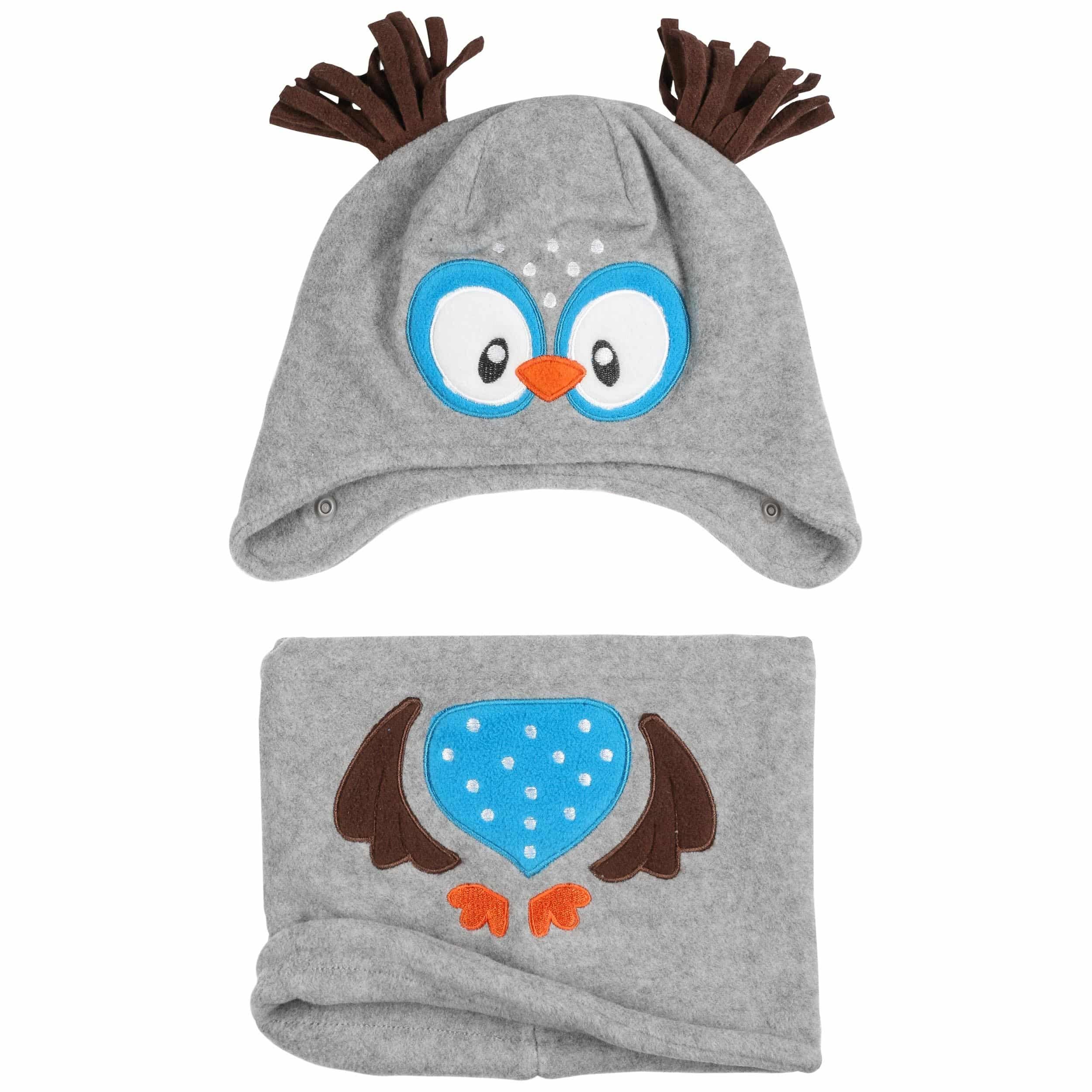 Bonnet + écharpe + Gants Enfant Polaire - Taille 2 Mois à 8 Ans, Rose Bohème - Ensemble Hiver Doublé Chaud
