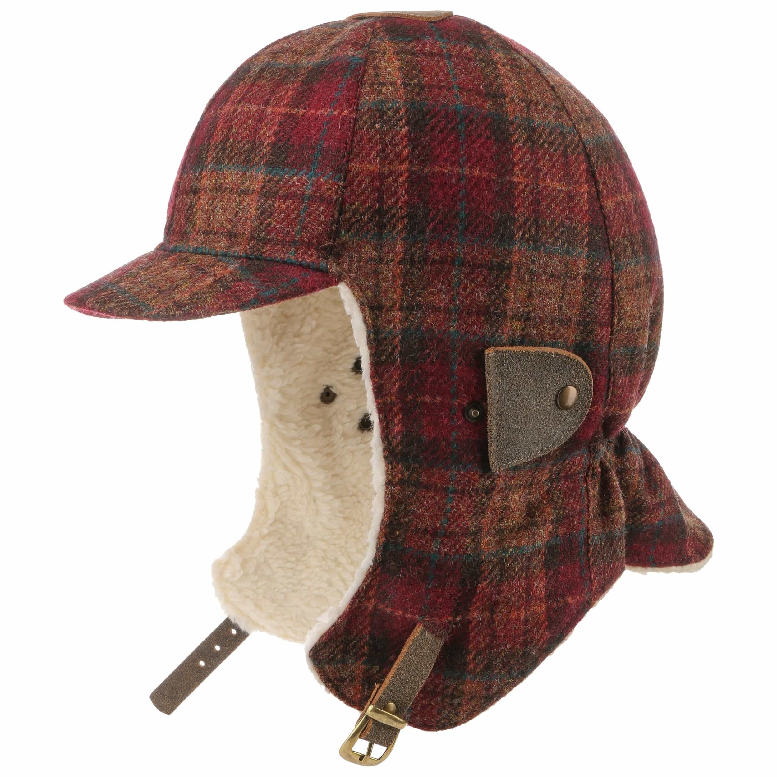 Bonnet Aviateur Angora Tricoté Main - Laine Moelleuse Beige, Unisexe, Fabriqué En Allemagne, Neuf Avec étiquettes