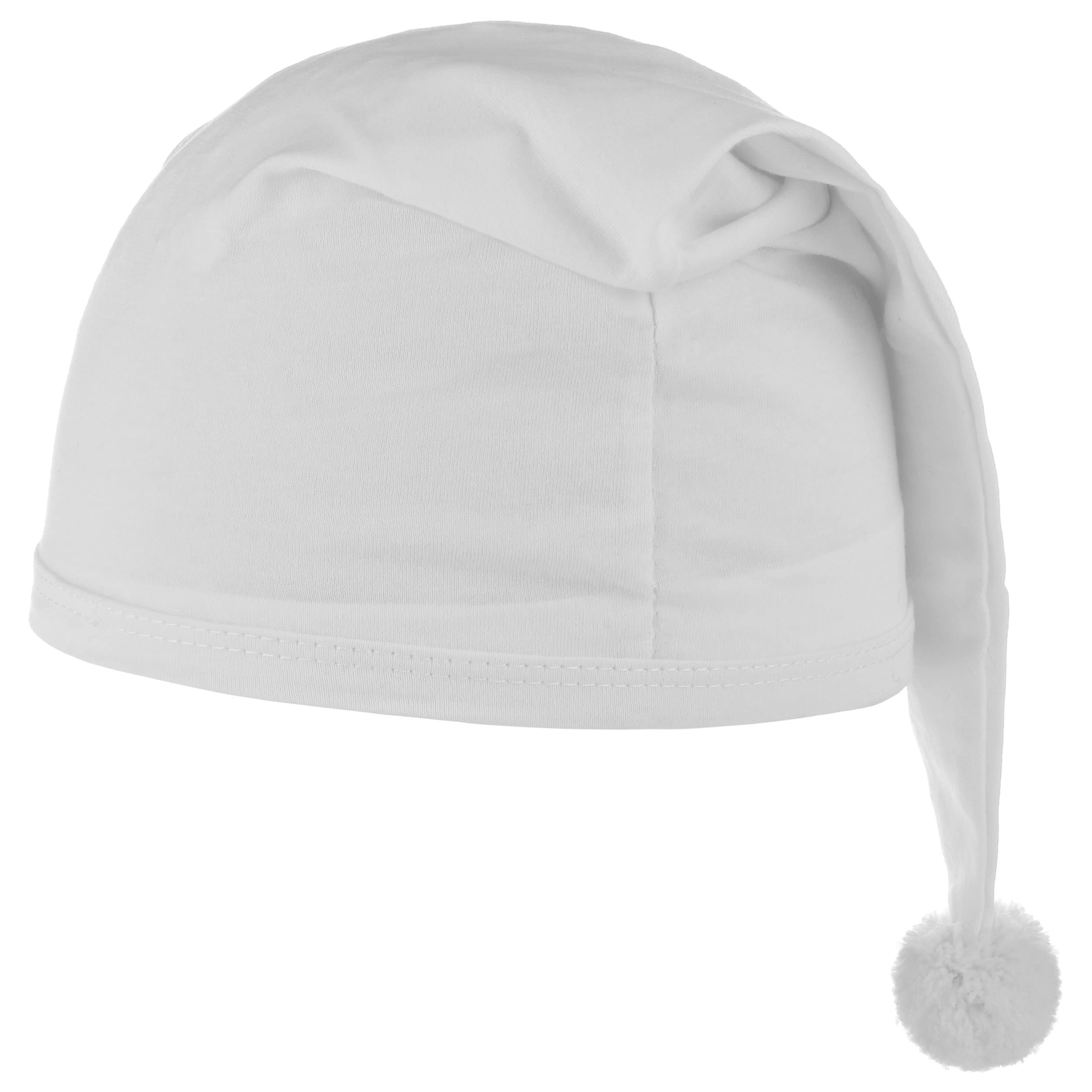 Bonnet De Nuit Unisexe à Carreaux - Avec Pompon, Pour Fêtes, Noël Ou Carnaval