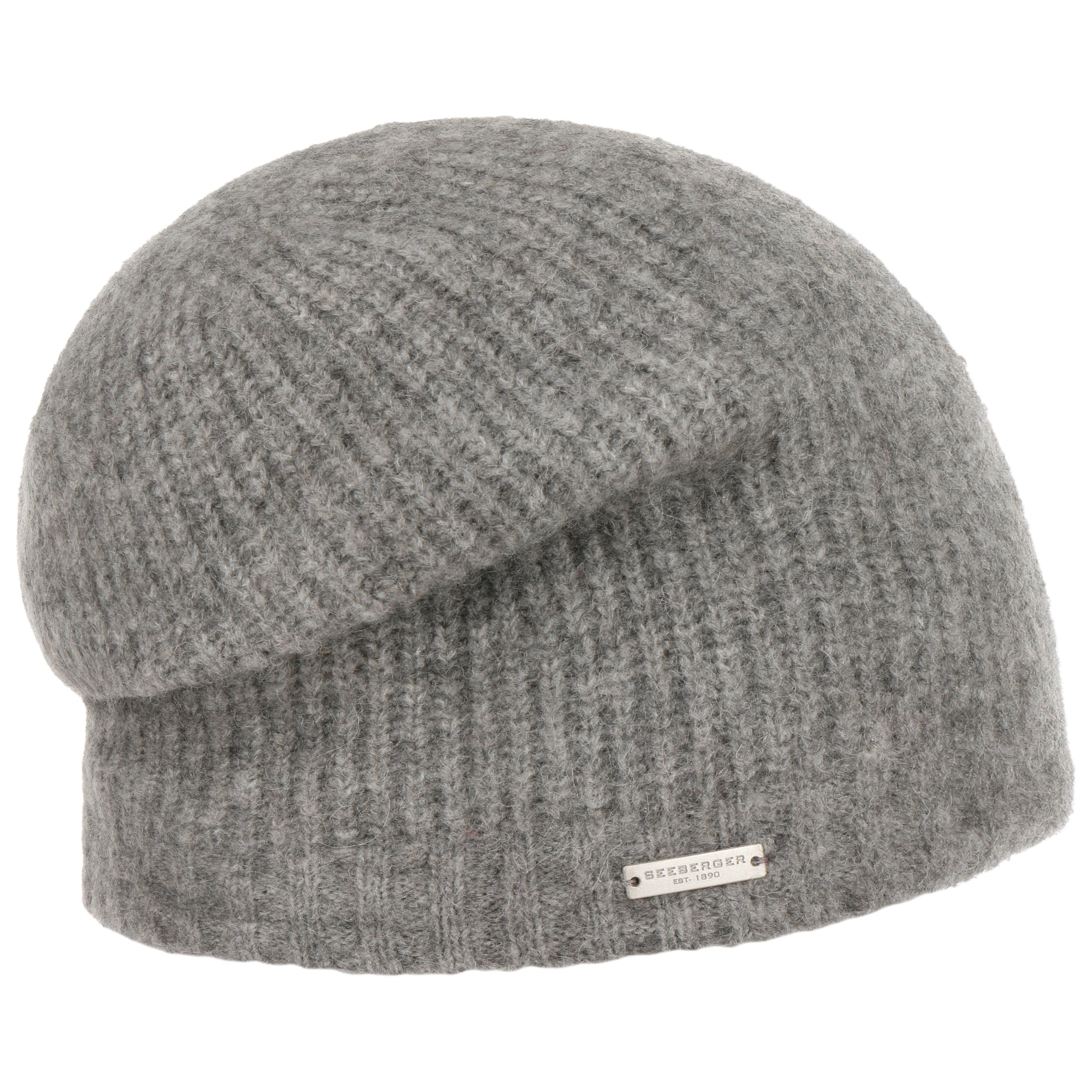 Chapeau Femme Bonnet Tricot Chaton Blanc - Slouchy Beanie Hip-Hop Doux Et Chaud