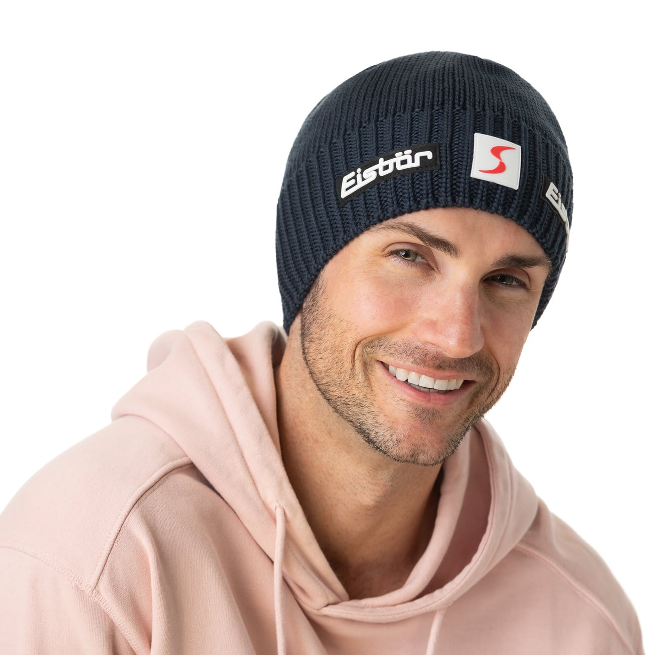 Bonnet Large Homme Eisglut - Bonnet Zac XL (Noir) - 50% Laine, 50% Acrylique - Fabriqué En Allemagne Laine Noire