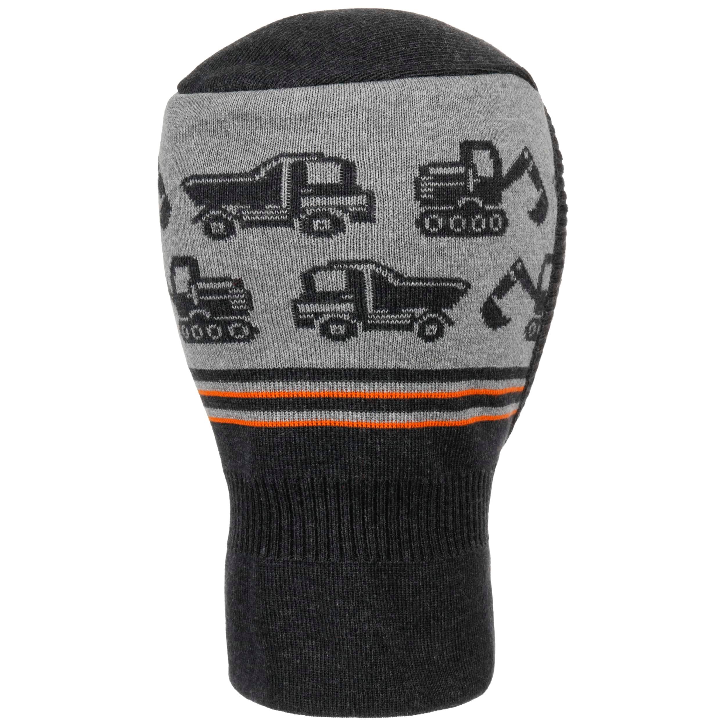 Cagoule Enfant Maximo En Coton Doux GOTS - Taille Unique 51 Cm, Gris - Protection Oreilles Et Cou, Scratch Menton - 6