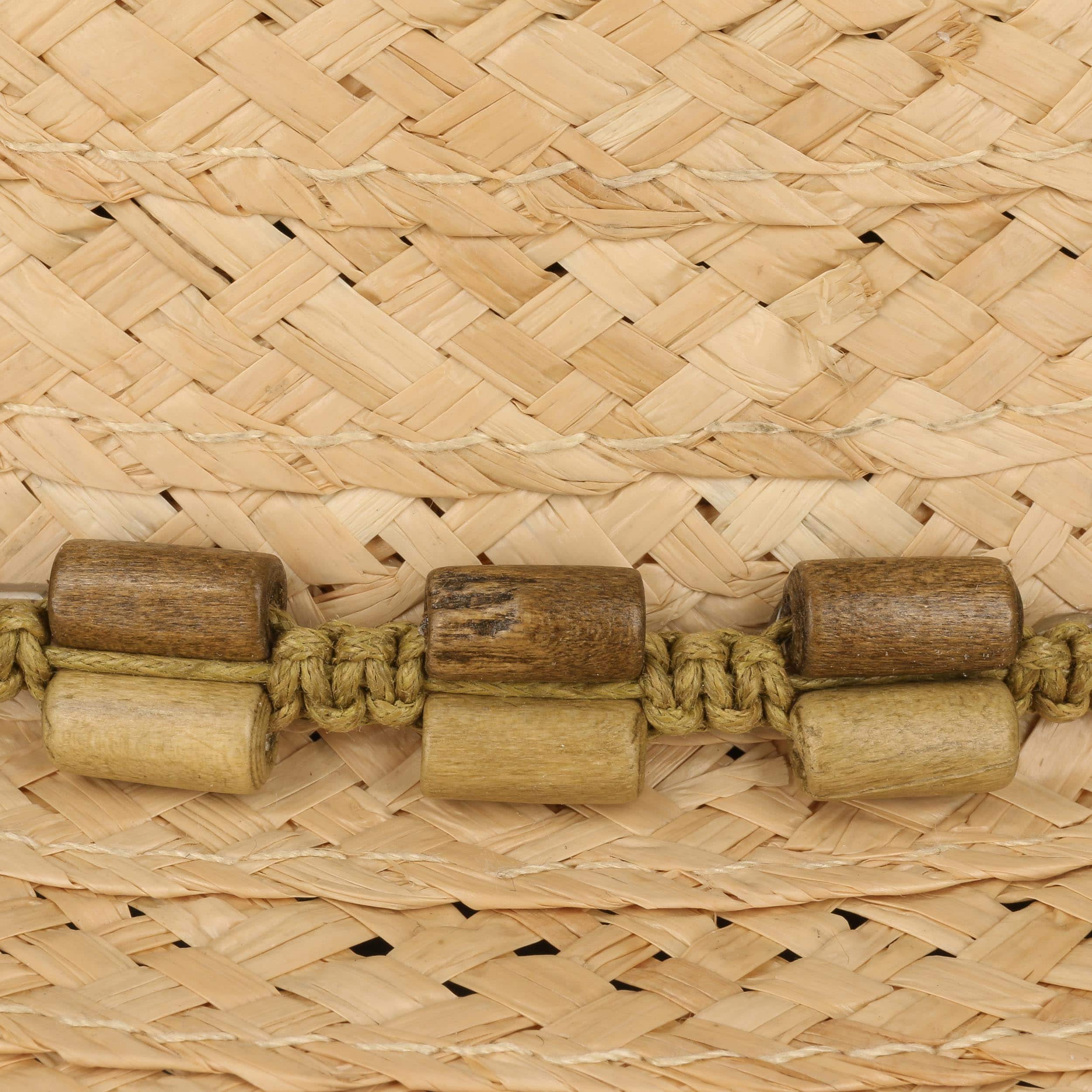OPica Glands En Paille De Raphia Naturel - Déco Rustique, Guirlandes Mariage, Franges Meubles, Plusieurs Largeurs (5 à 15 Cm)