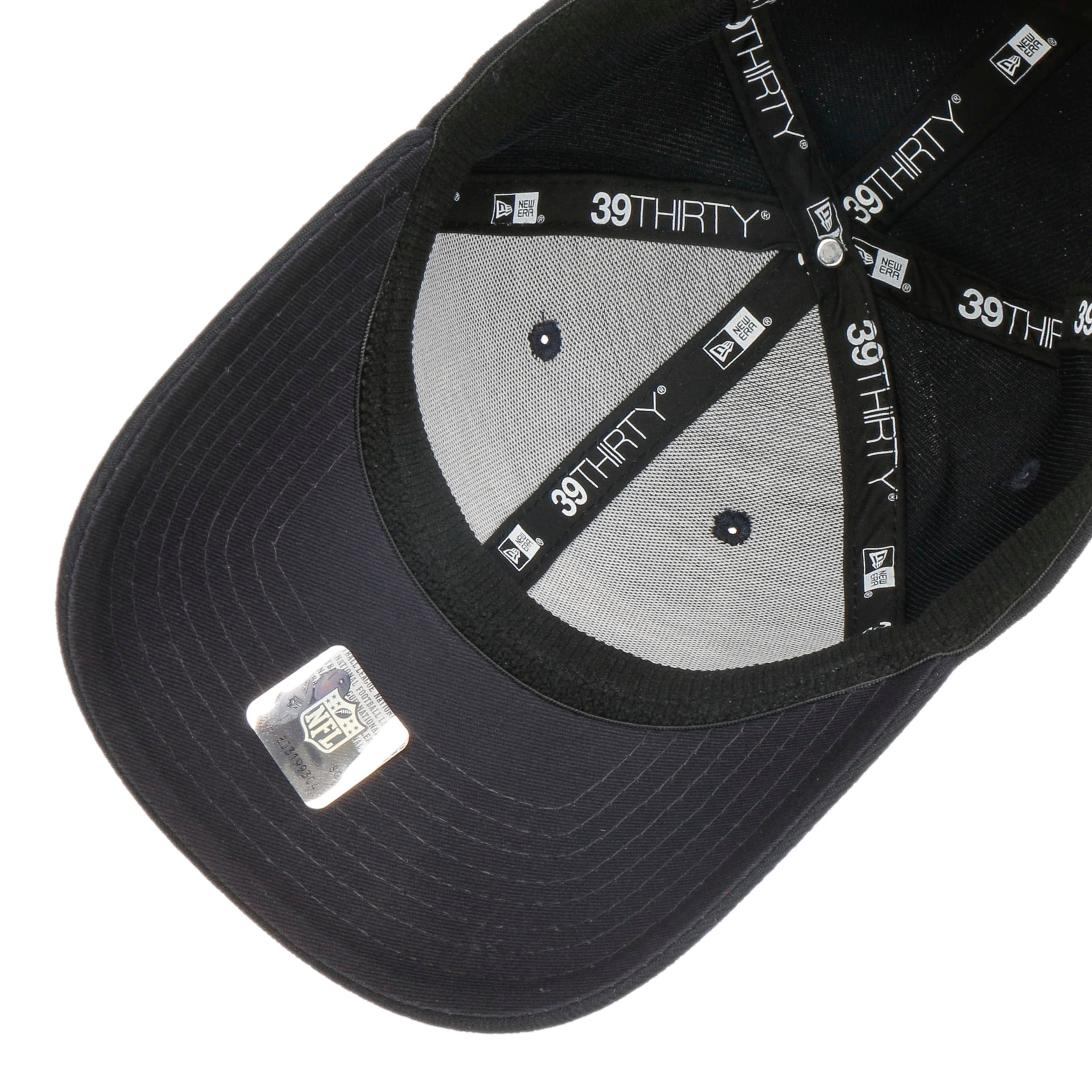Casquette New Era 39Thirty New England Patriots - Navy, Ajustable, été