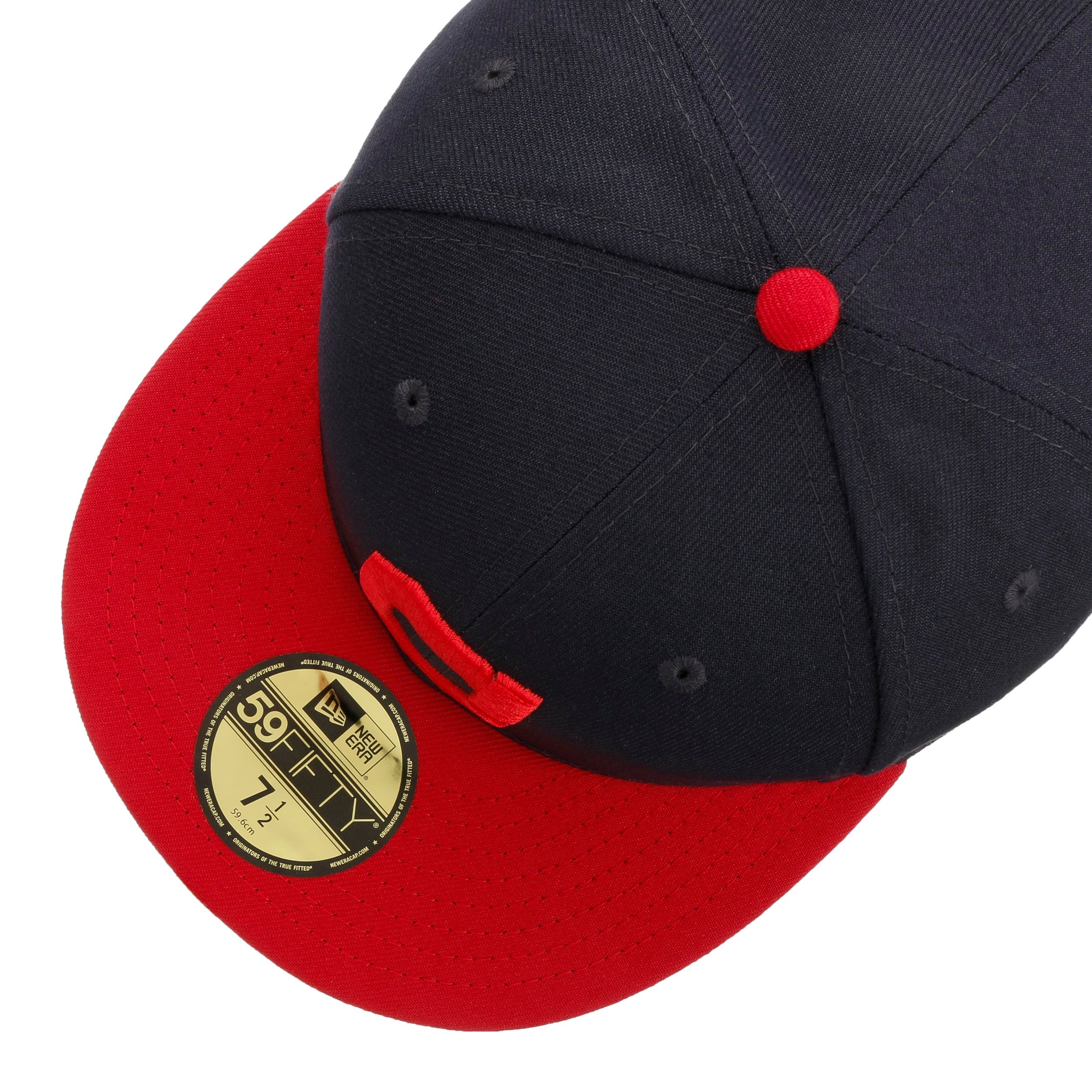 Casquette ajustée 59FIFTY avec logo blanc des Royal Cleveland Guardians New Era pour hommes