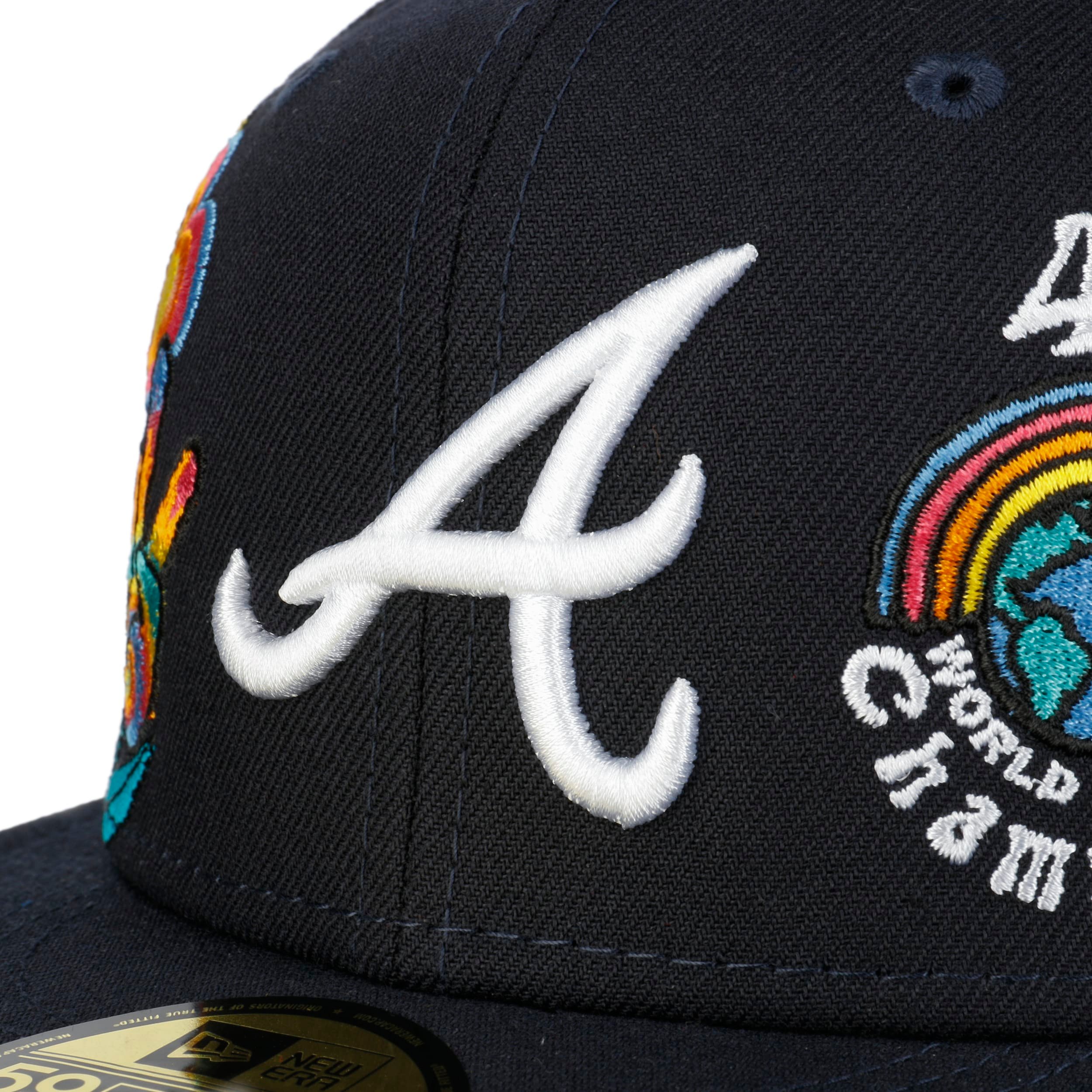 Casquette New Era 59FIFTY Atlanta Braves Negro League, Taille 7 5/8, Noire, Occasion
