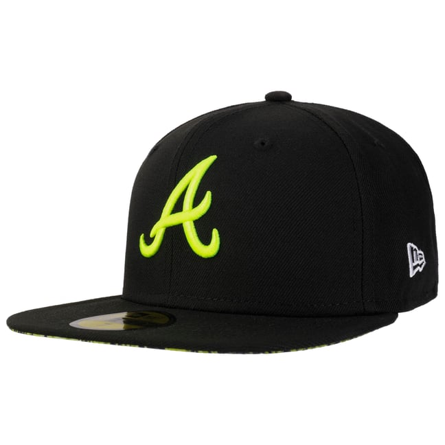 Casquette Atlanta Braves New Era 59Fifty Ajustée - Taille 7 3/8 - Laine Verte - Fabriquée Aux USA (Occasion)