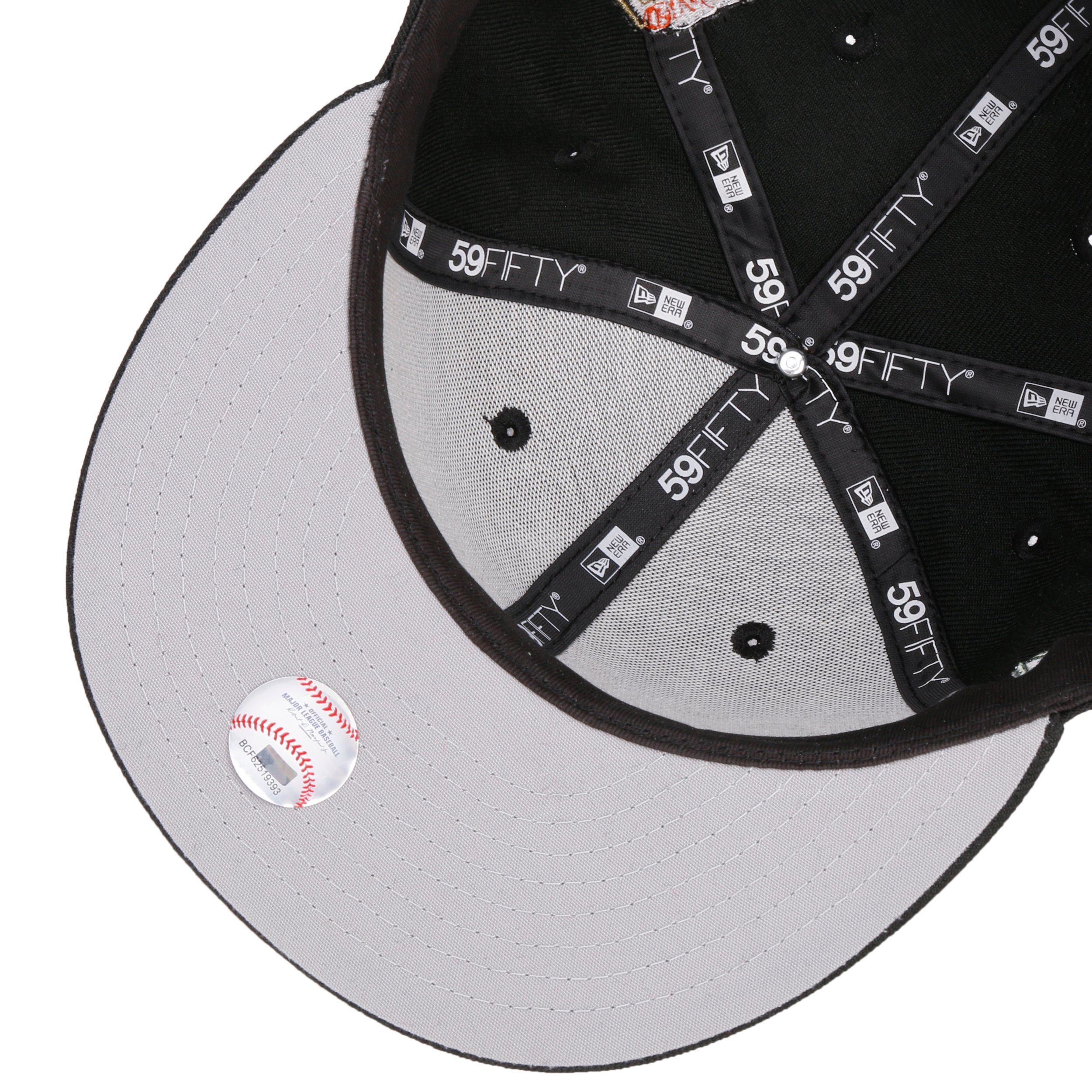Casquette New Era 59Fifty San Francisco Giants - Laine Noire Taille 7 - Vintage USA