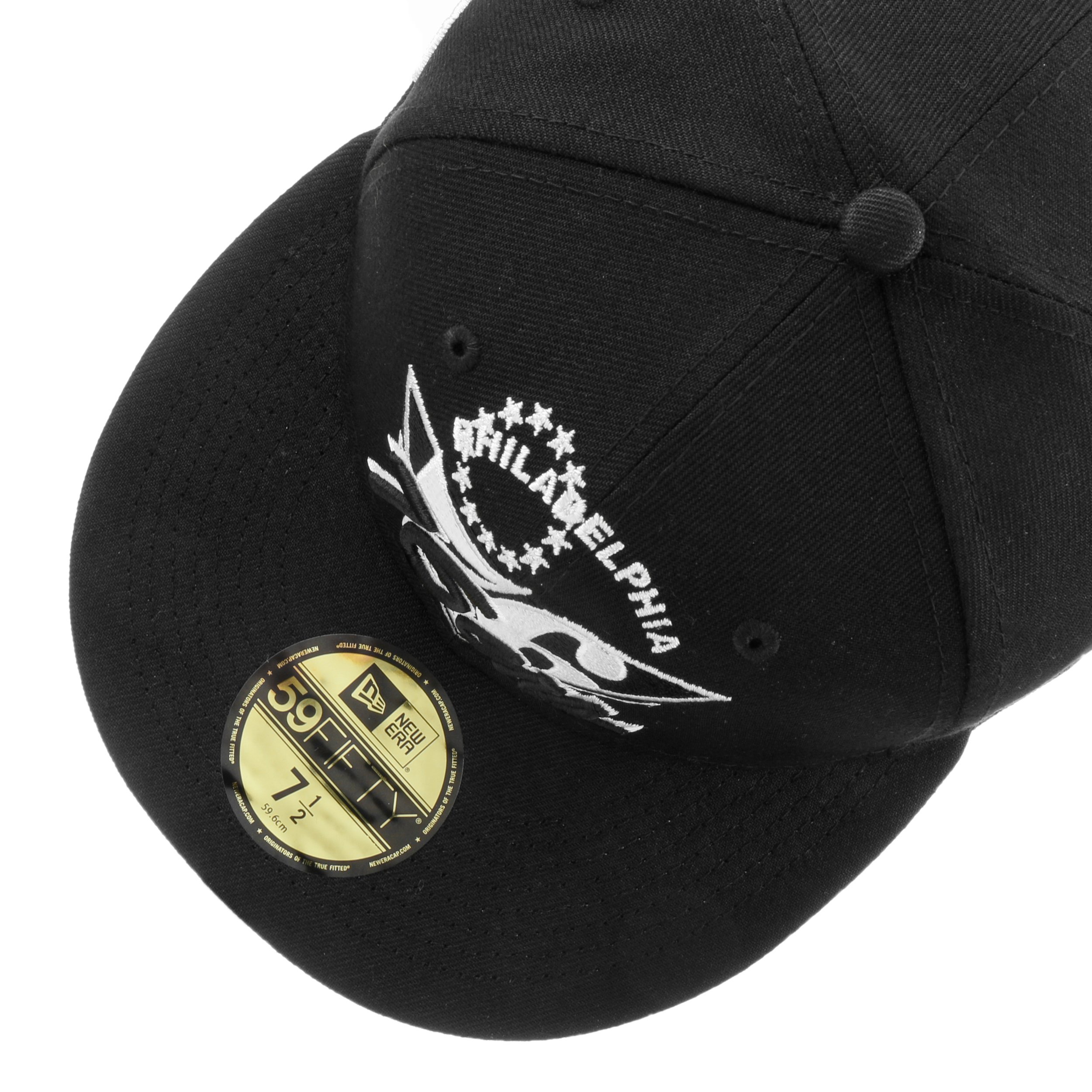 Casquette ajustée New Era 59Fifty - Carolina Panthers - Blanc - Homme