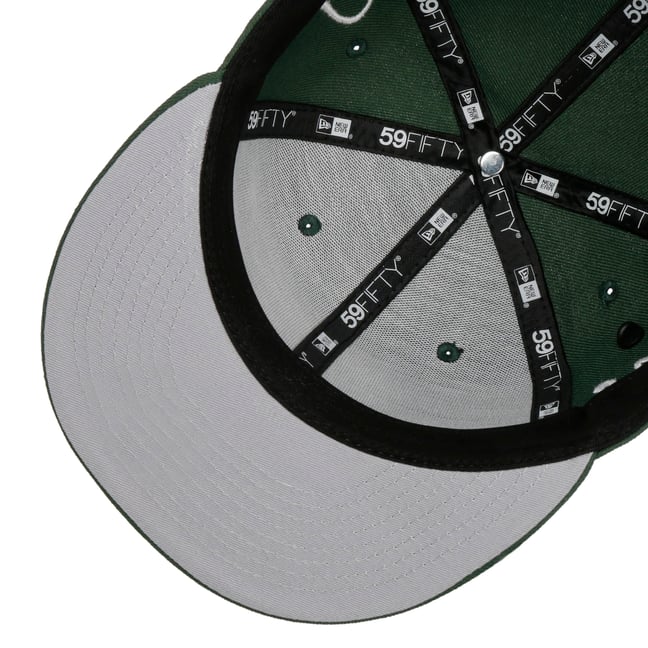 Casquette New Era 59Fifty Green Bay Packers - Bord Plat Ajustée - 100% Polyester - Neuf Avec étiquettes