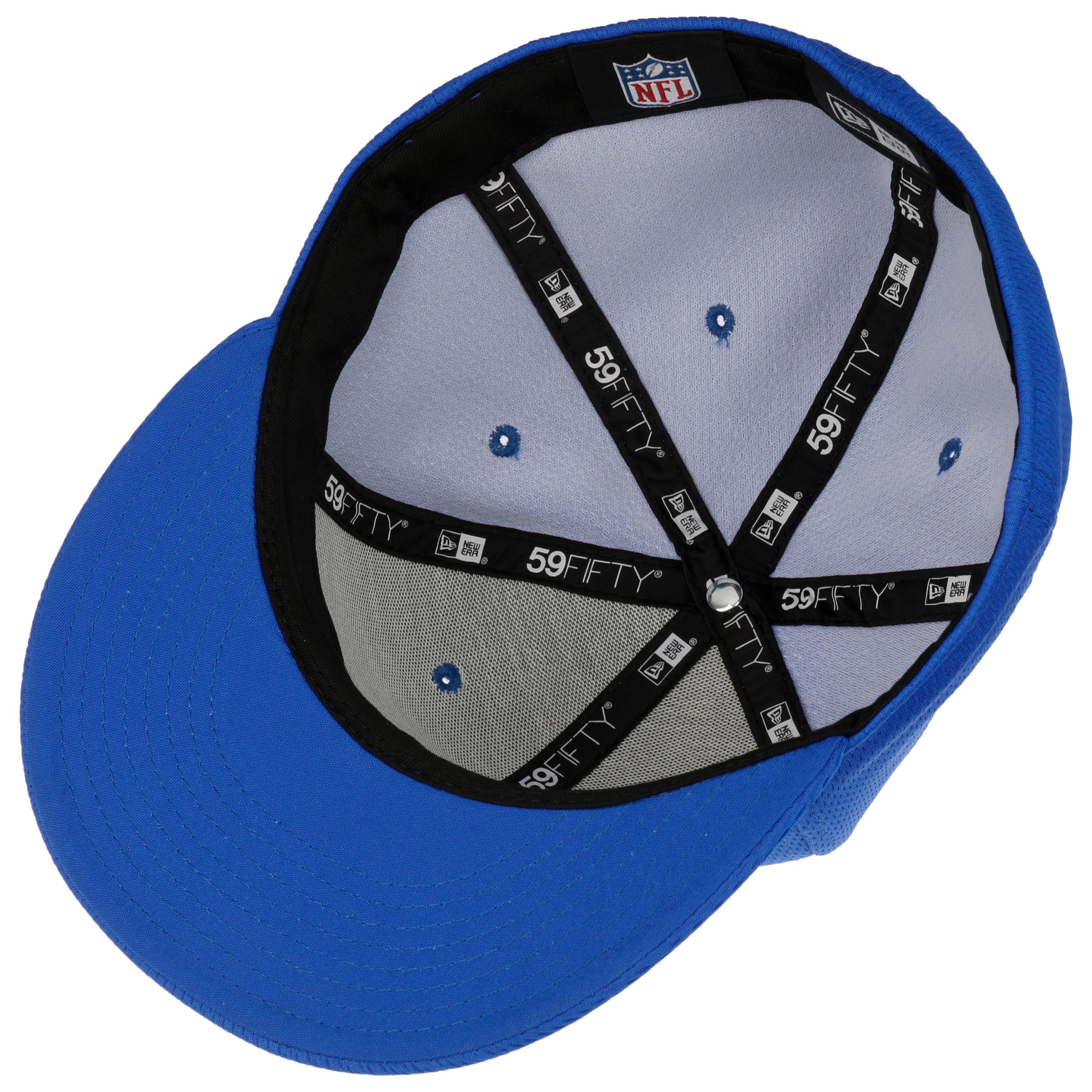 Gorra de béisbol oficial New Era LA Rams Sideline para hombre azul