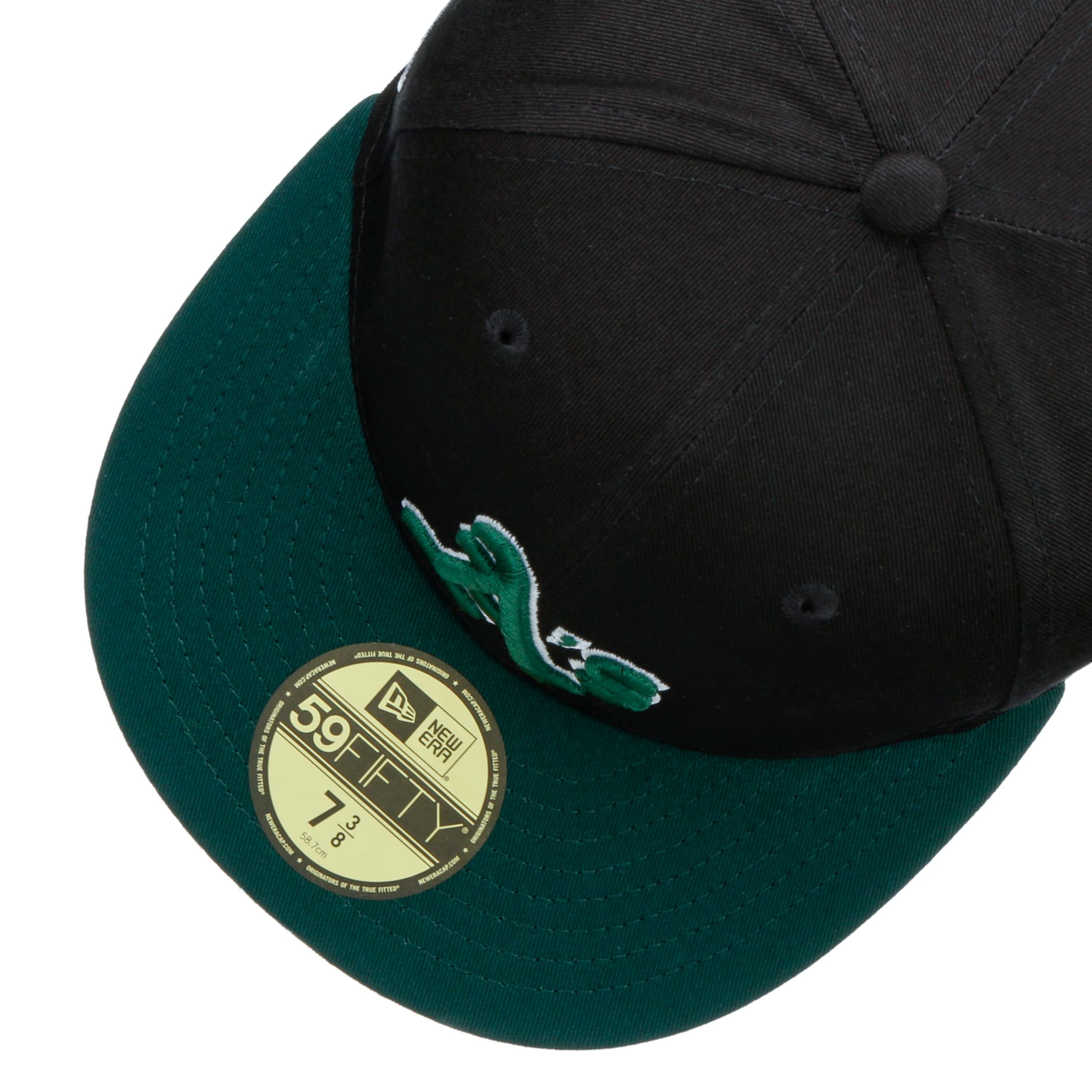 Casquette 59FIFTY On Field Perf Oakland Athletics vert-jaune NEW ERA