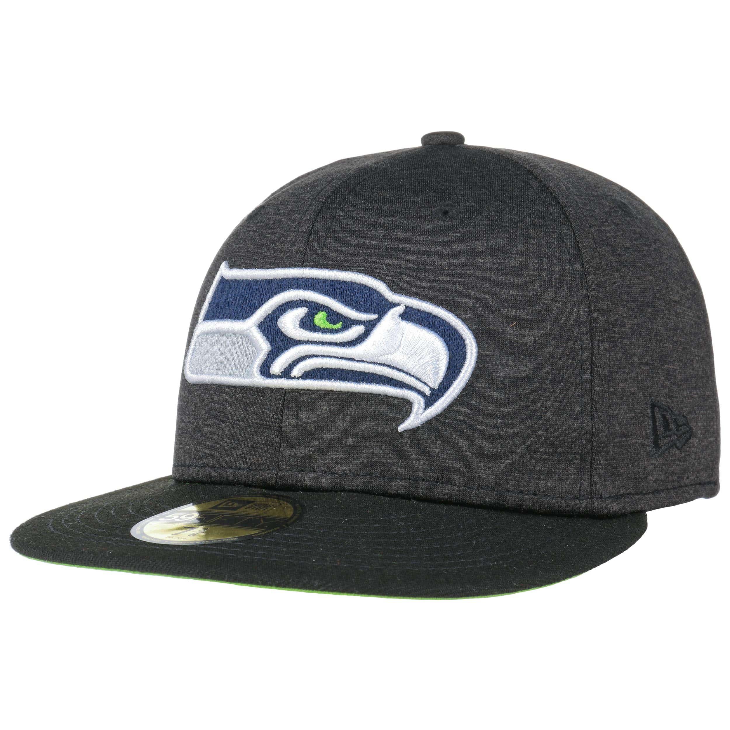 Casquette New Era 59Fifty Seattle Seahawks - Ajustée, Bord Plat - Neuf Avec étiquettes