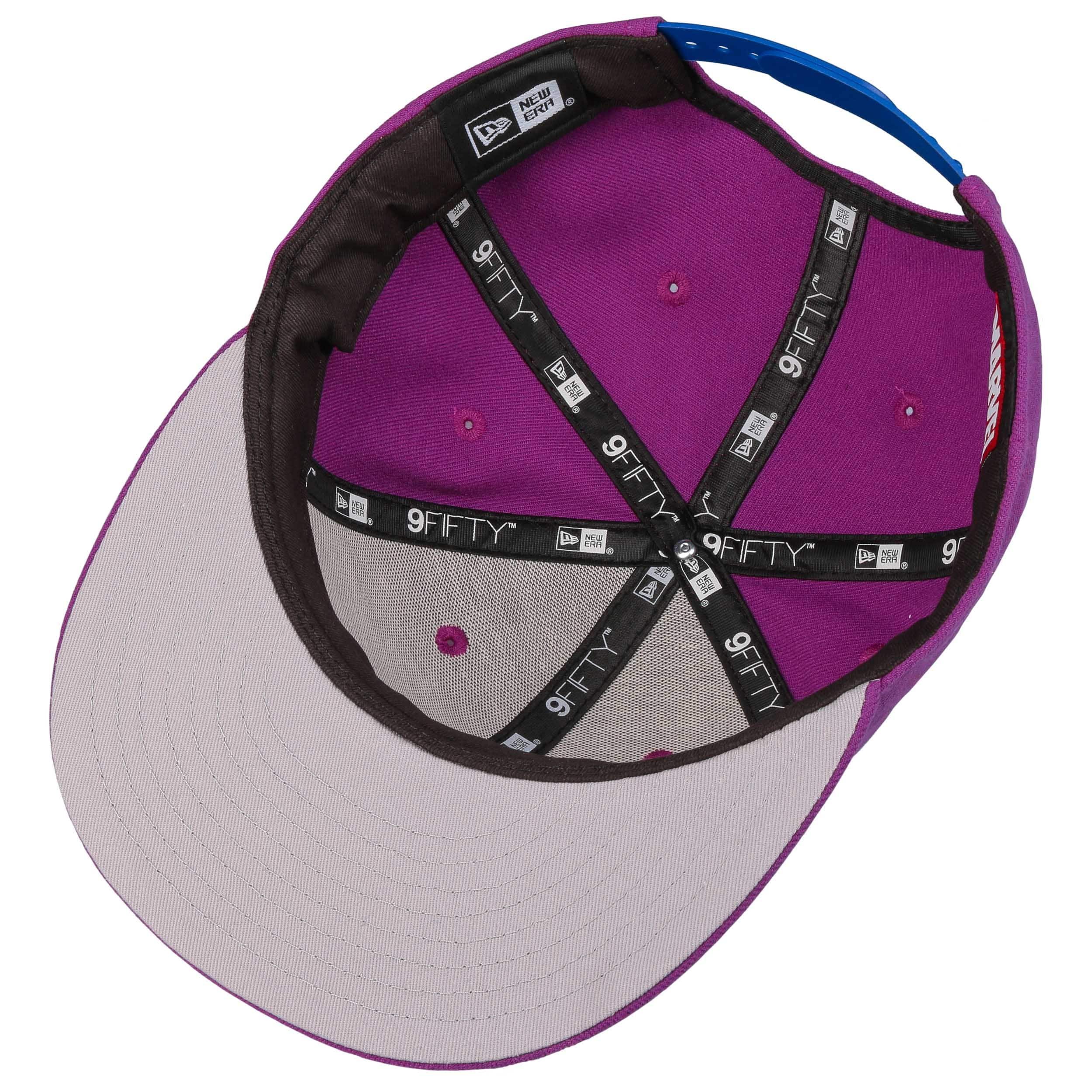 Casquette NBA New Era 9Forty – Los Angeles Lakers, Lilas, Taille Unique Réglable, Mixte