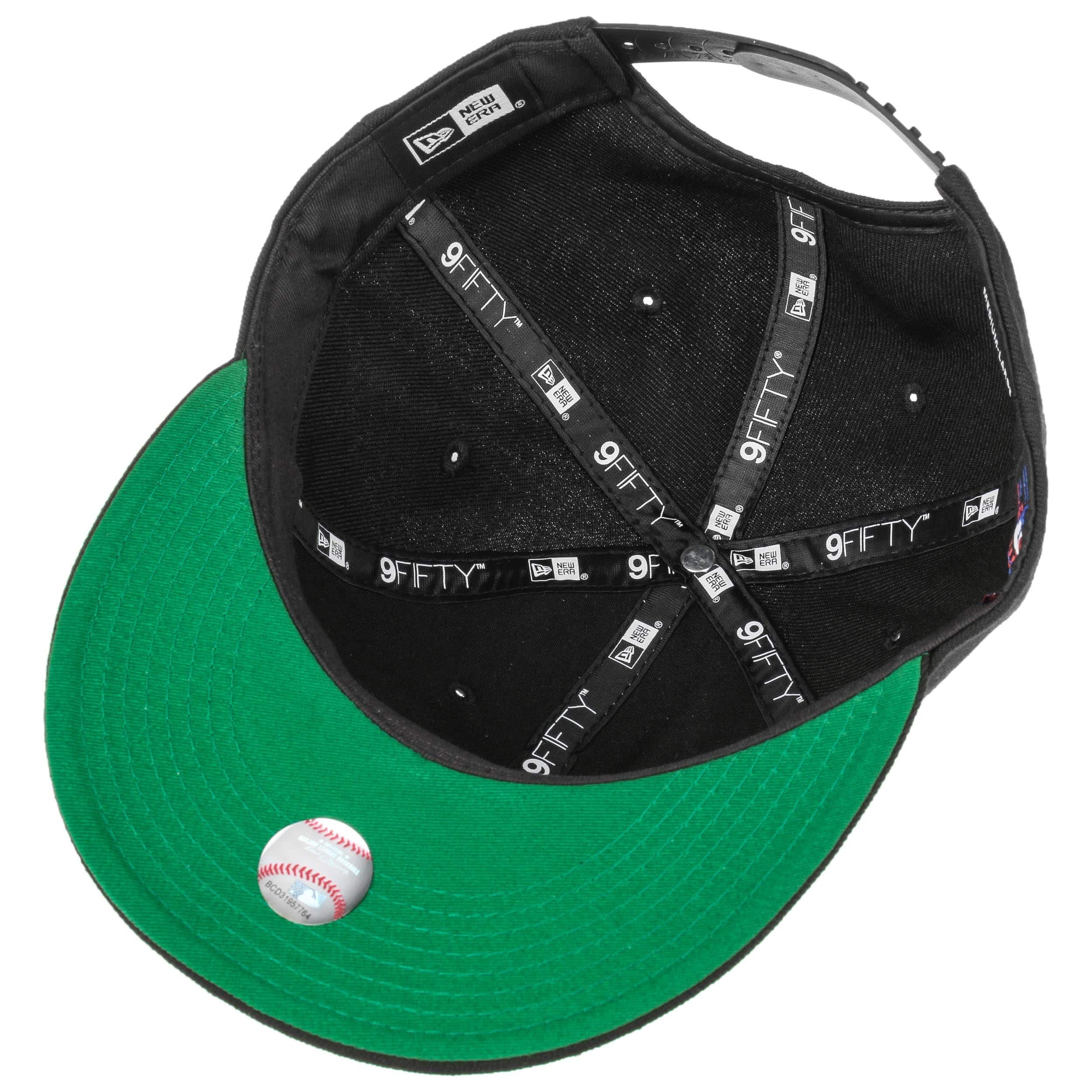 Casquette ajustable New Era 9FIFTY Chicago White Sox pour homme, noire et grise, logo de l'équipe