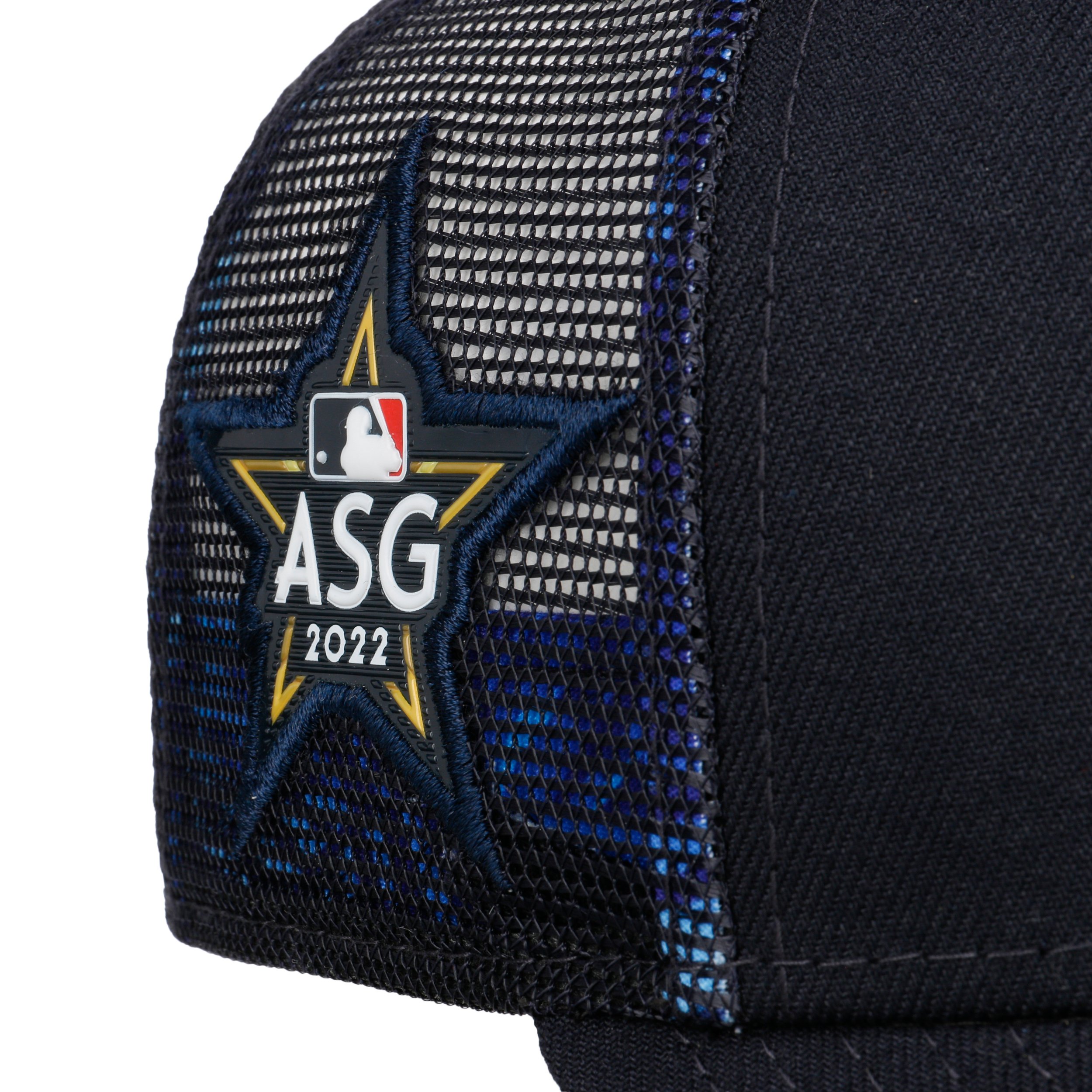 Casquette ajustée Overlap 59FIFTY Atlanta Braves bleu marine New Era pour homme