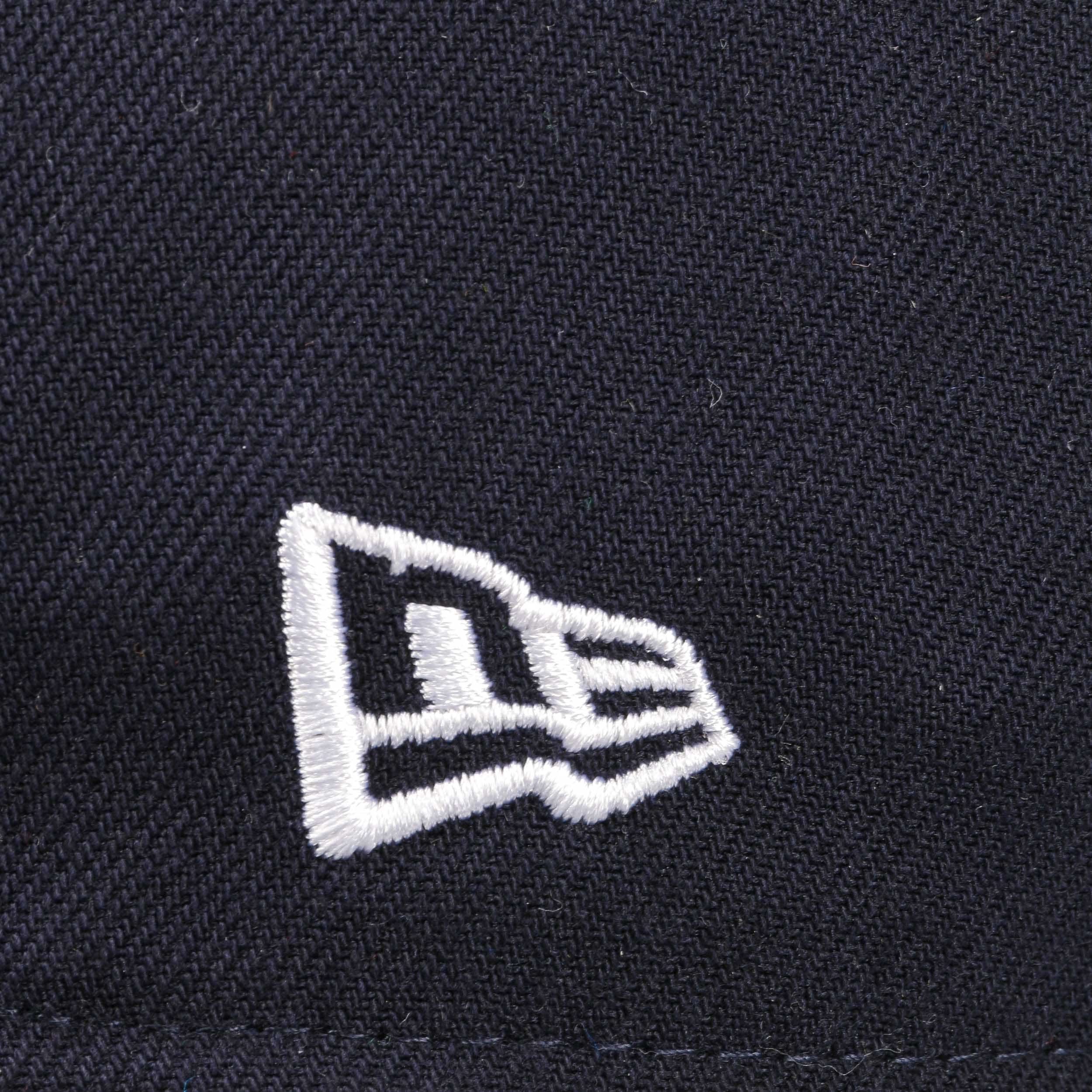 Casquette New Era Detroit Tigers Navy 59Fifty en coton pour adulte