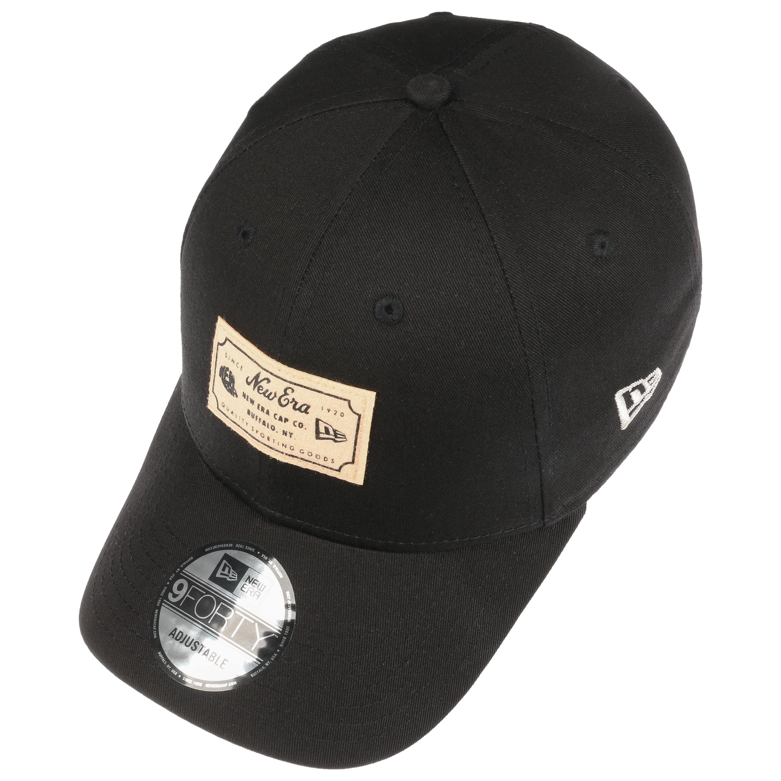 Casquette New Era 9FORTY A-Frame Denim Noir - Taille Unique Ajustable, Patch Tissé, Neuve Avec étiquettes