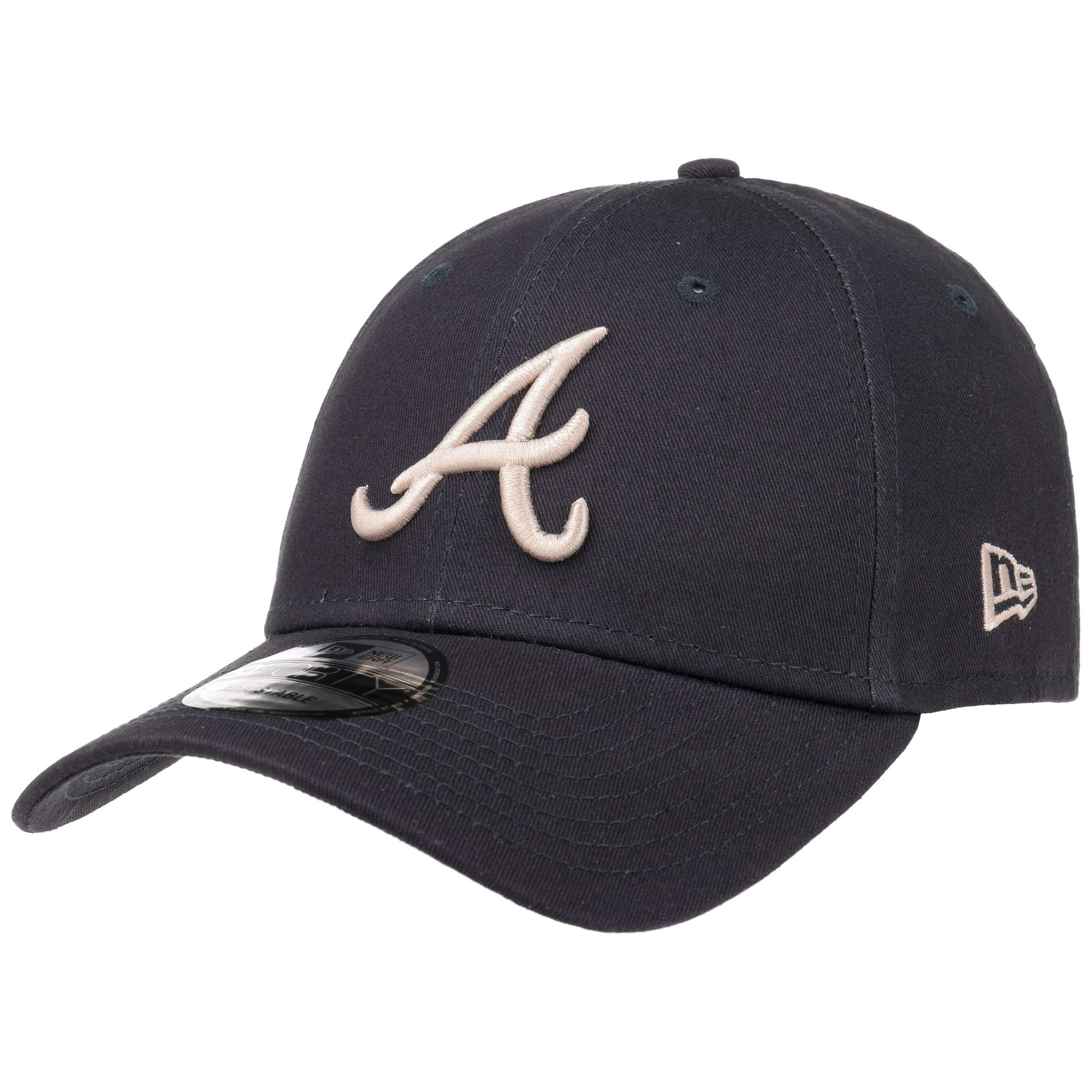 New Era Atlanta Braves 'Cozy' 9FORTY A-Frame Strapback Heather Grey | Culture Kings US