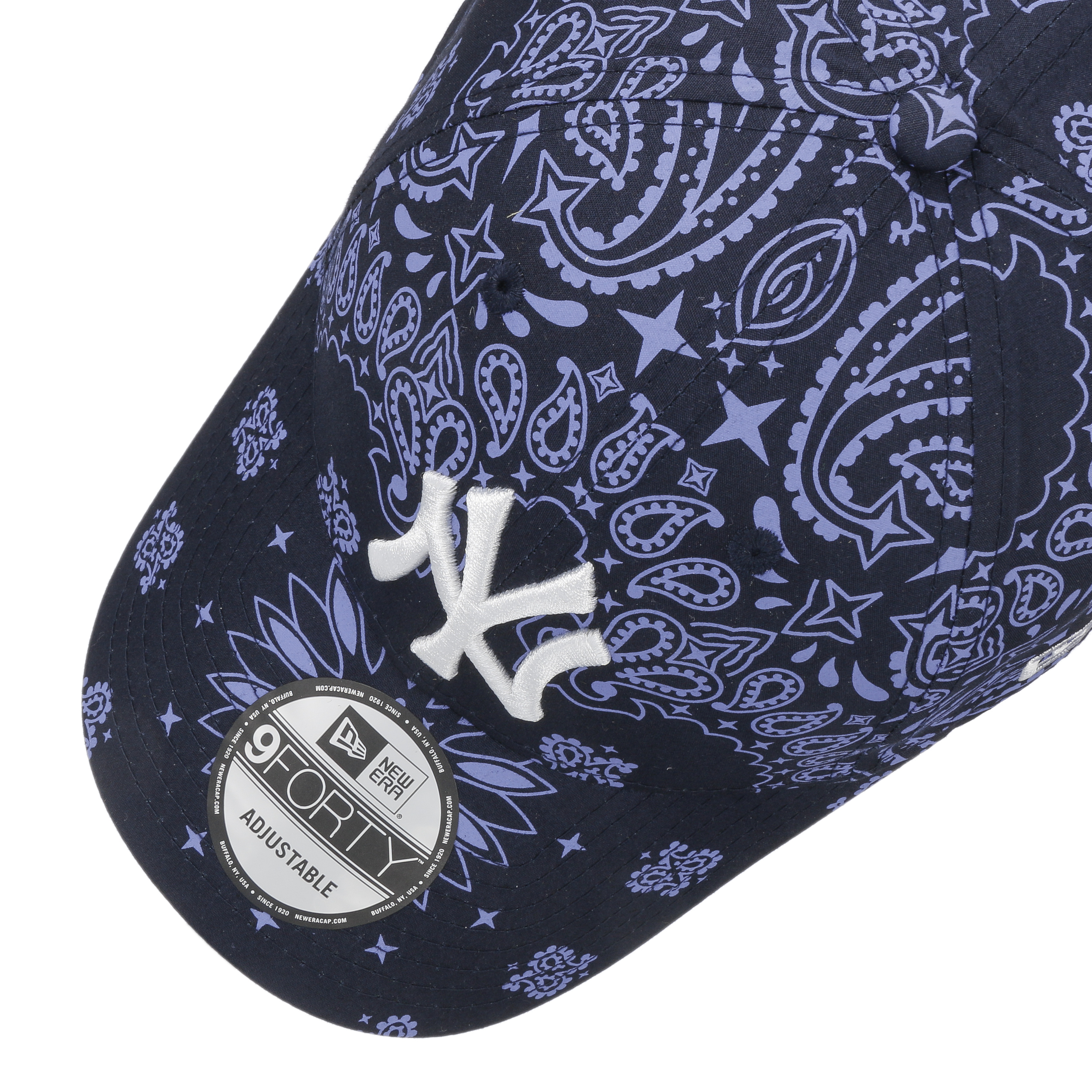 Official New Era New York Yankees Paisley Print MLB 9FORTY Cap A8877_282