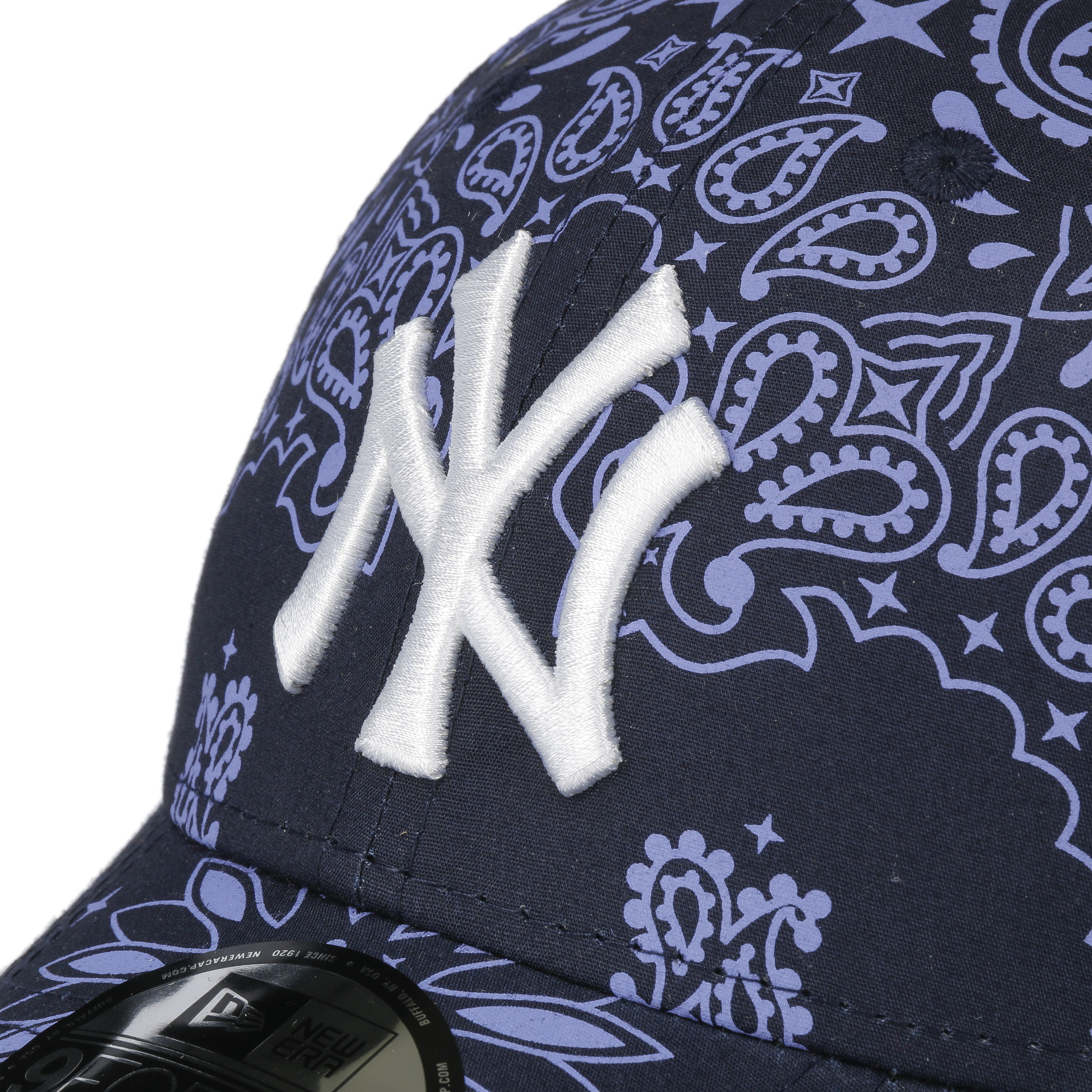 Official New Era New York Yankees Paisley Print MLB 9FORTY Cap A8877_282