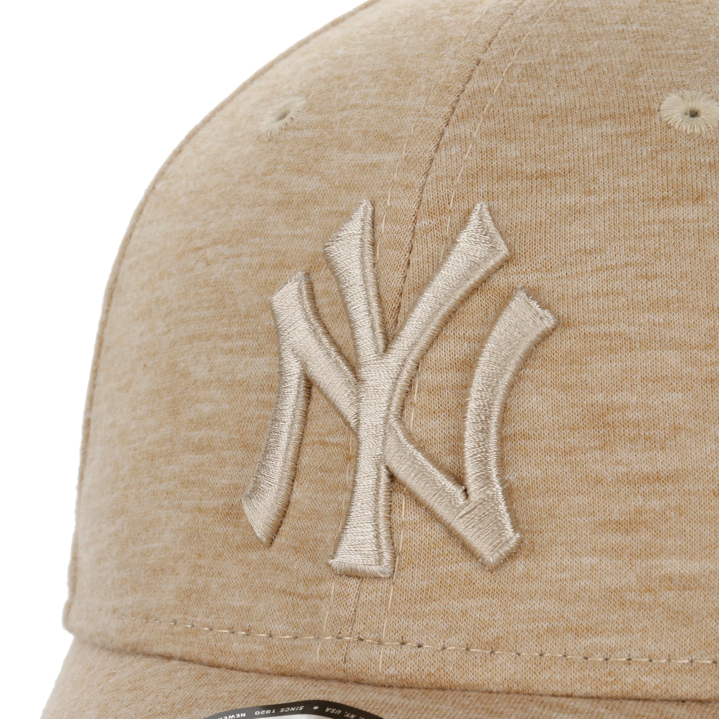 Casquette de baseball en toile et velours côtelé pour homme en beige