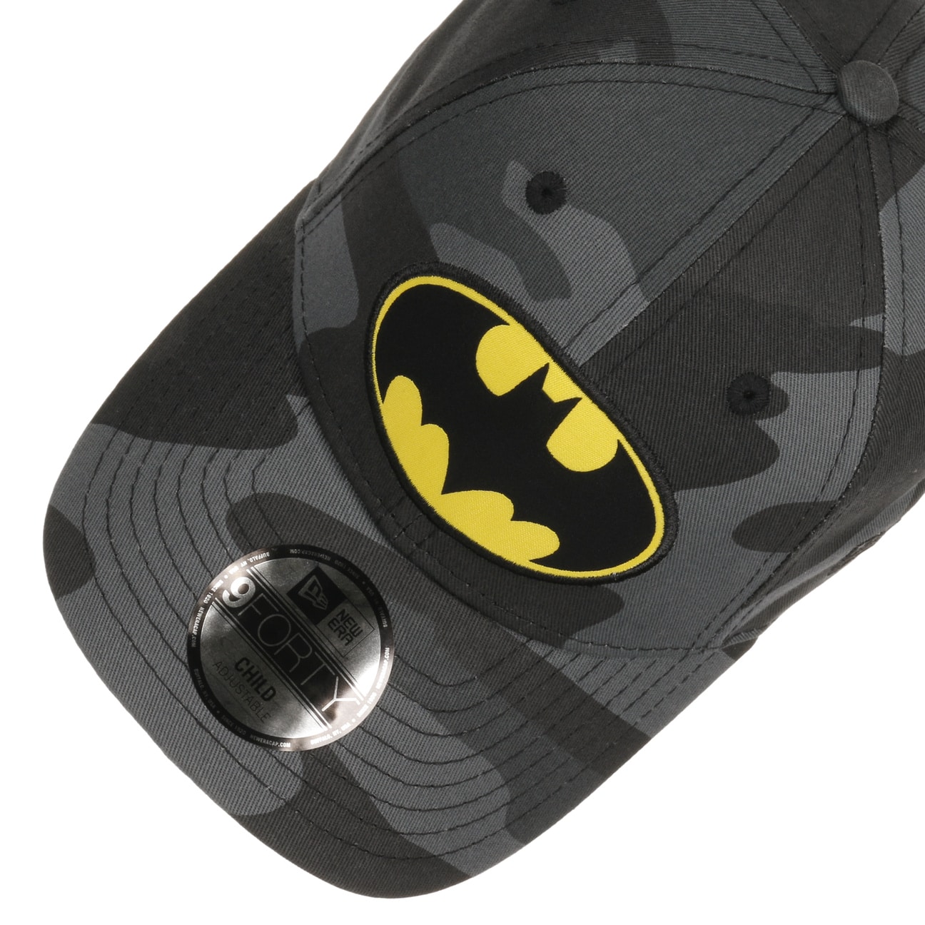 New Era - Casquette Enfant 9Forty Character Batman Camouflage Noir 