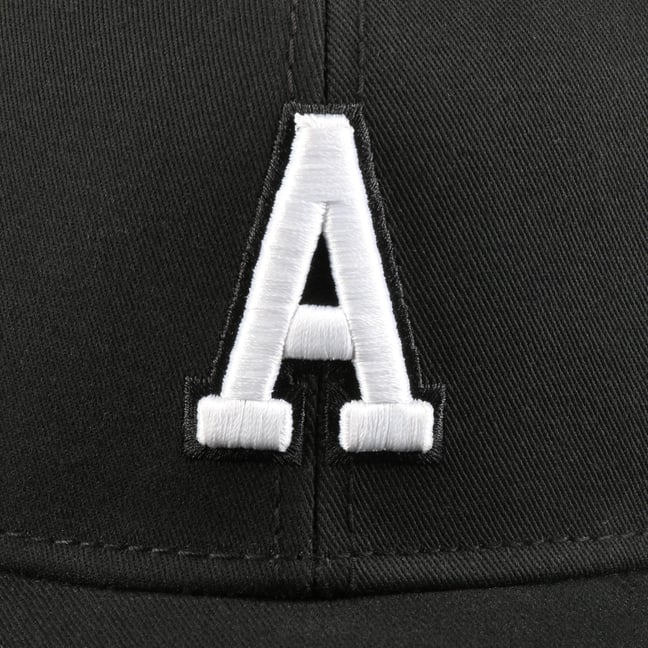Casquette Snapback ABC Avec Lettres De A à Z - Style Noir Et Blanc Unisexe