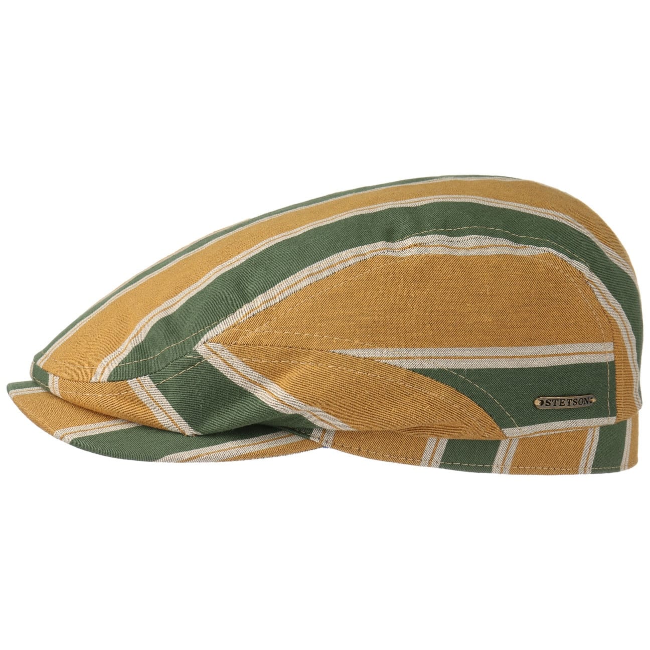 STETSON Casquette Plate D'Été Belfast Homme - Lin Gavroche Avec Visière, Made In EU