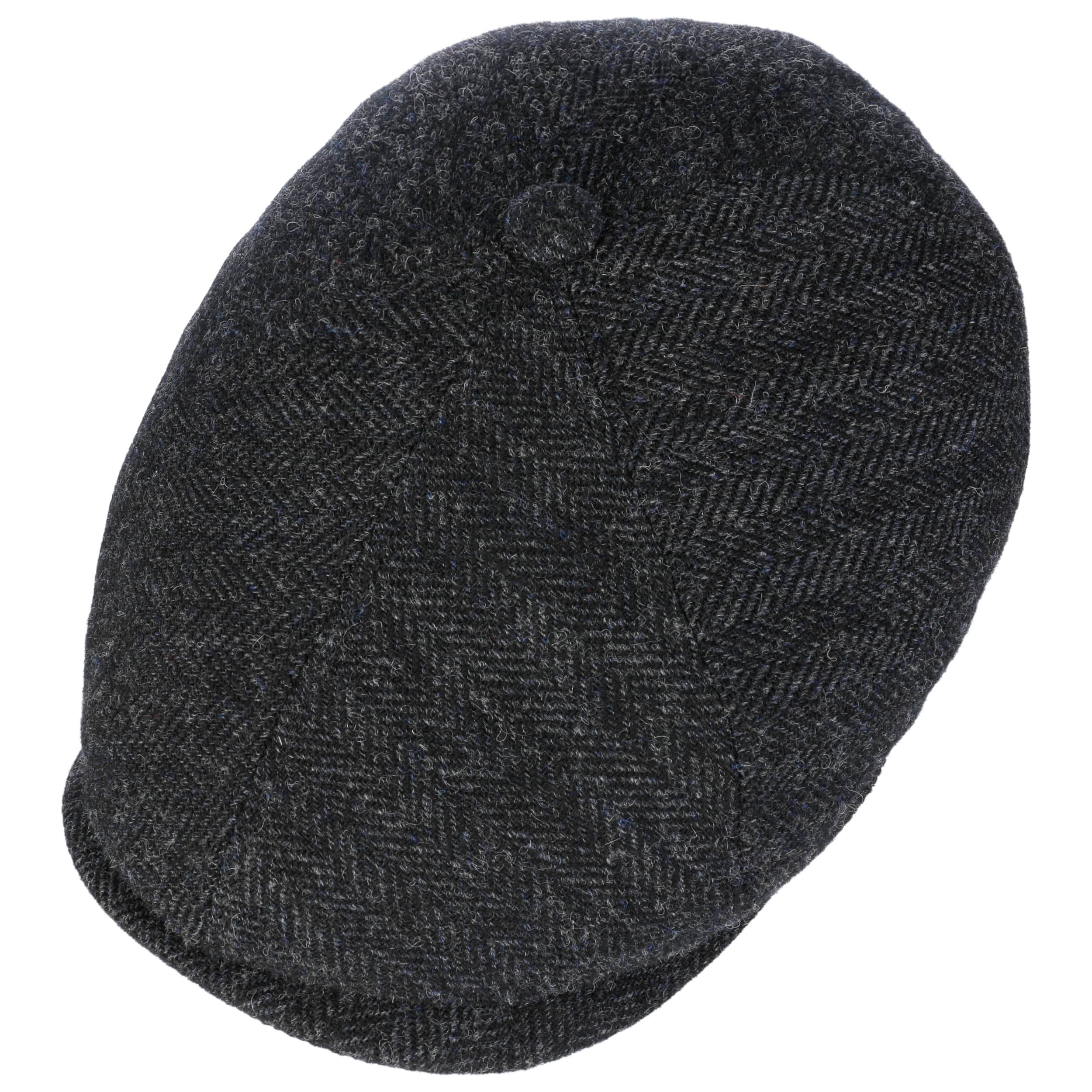 Casquette Stetson Brooklin – Laine Herringbone, Doublure Coton, Visière, Style Automne-hiver | Bonnet Homme élégant Et Chaud